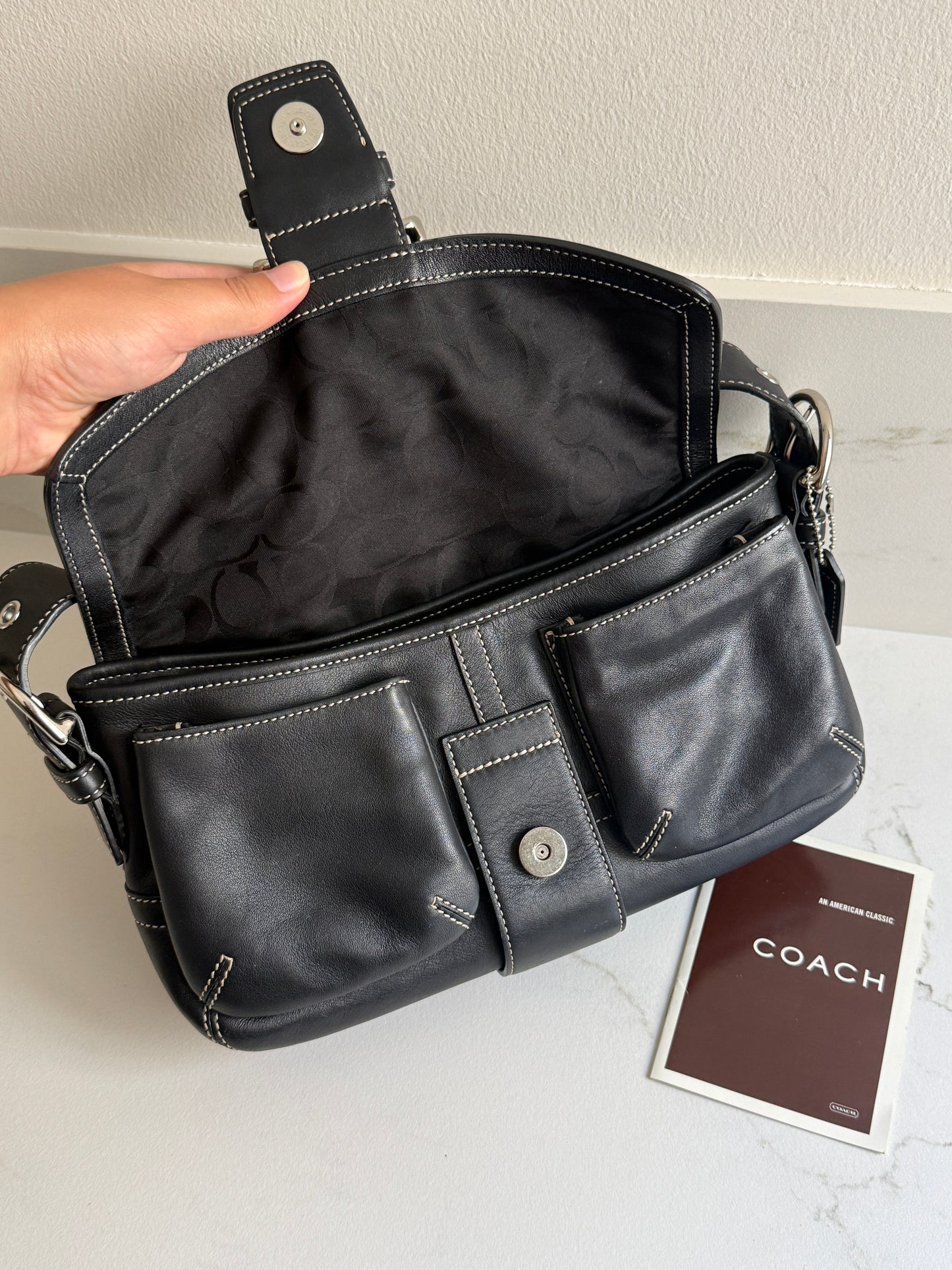 Super Rare Coach Soho Leather Shoulder Bag