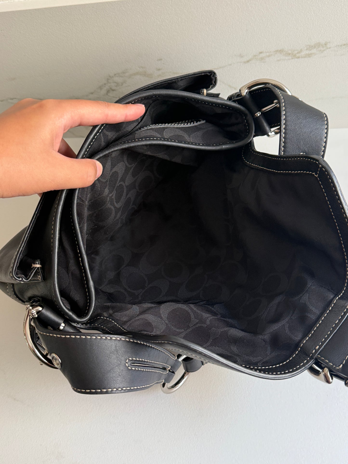 Super Rare Coach Soho Leather Shoulder Bag