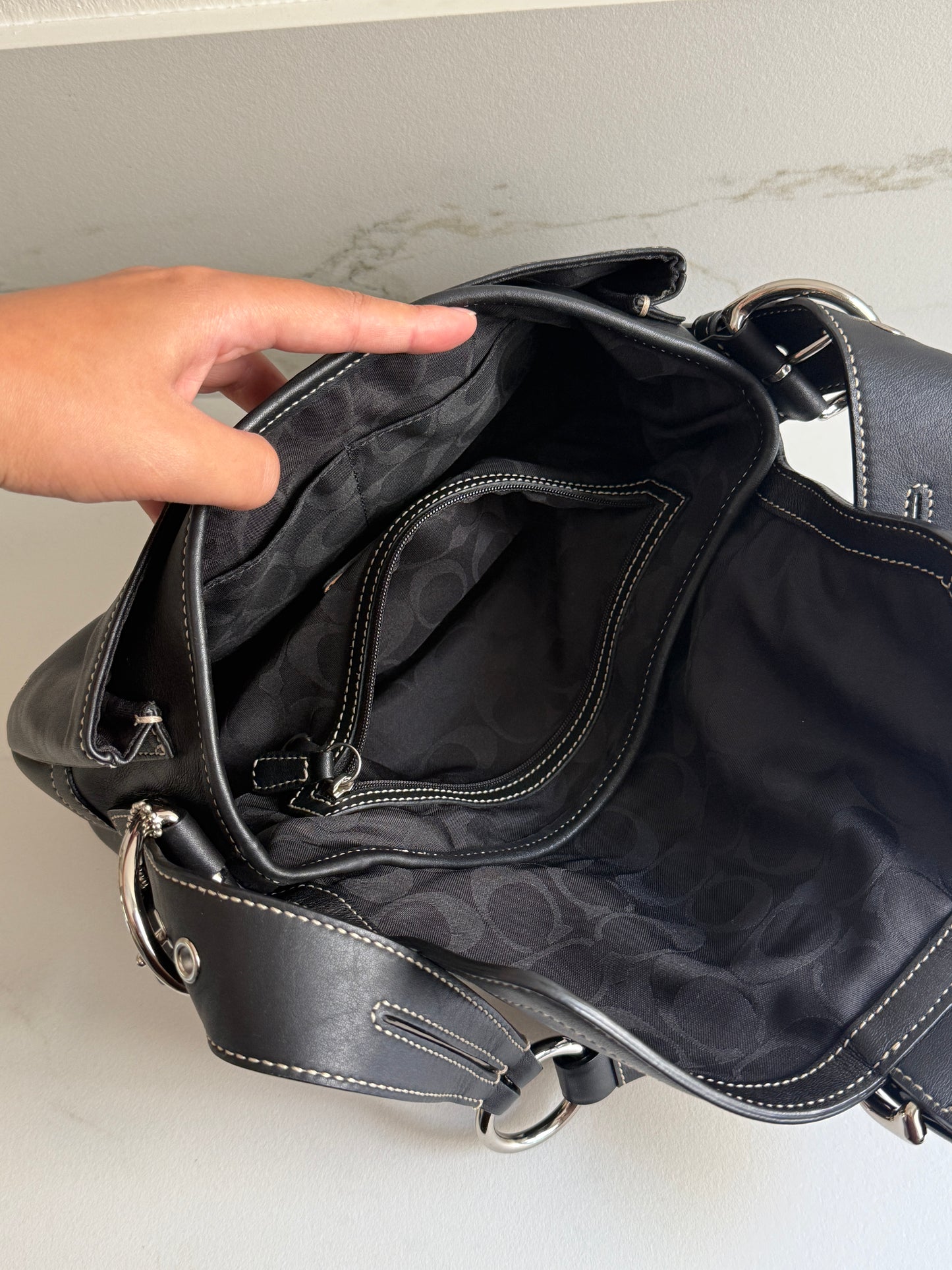 Super Rare Coach Soho Leather Shoulder Bag