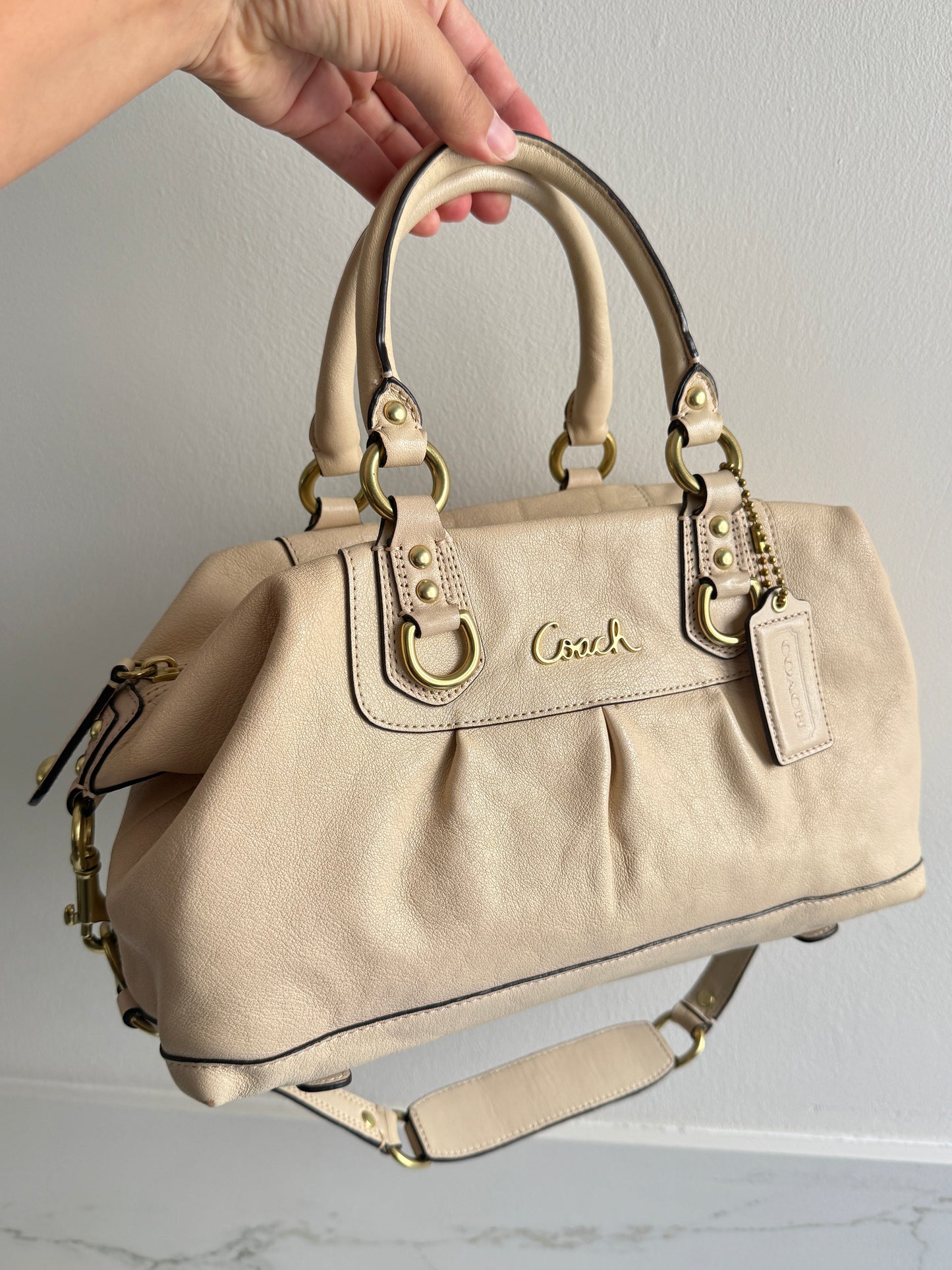 Super Rare Coach Ashley Leather Satchel