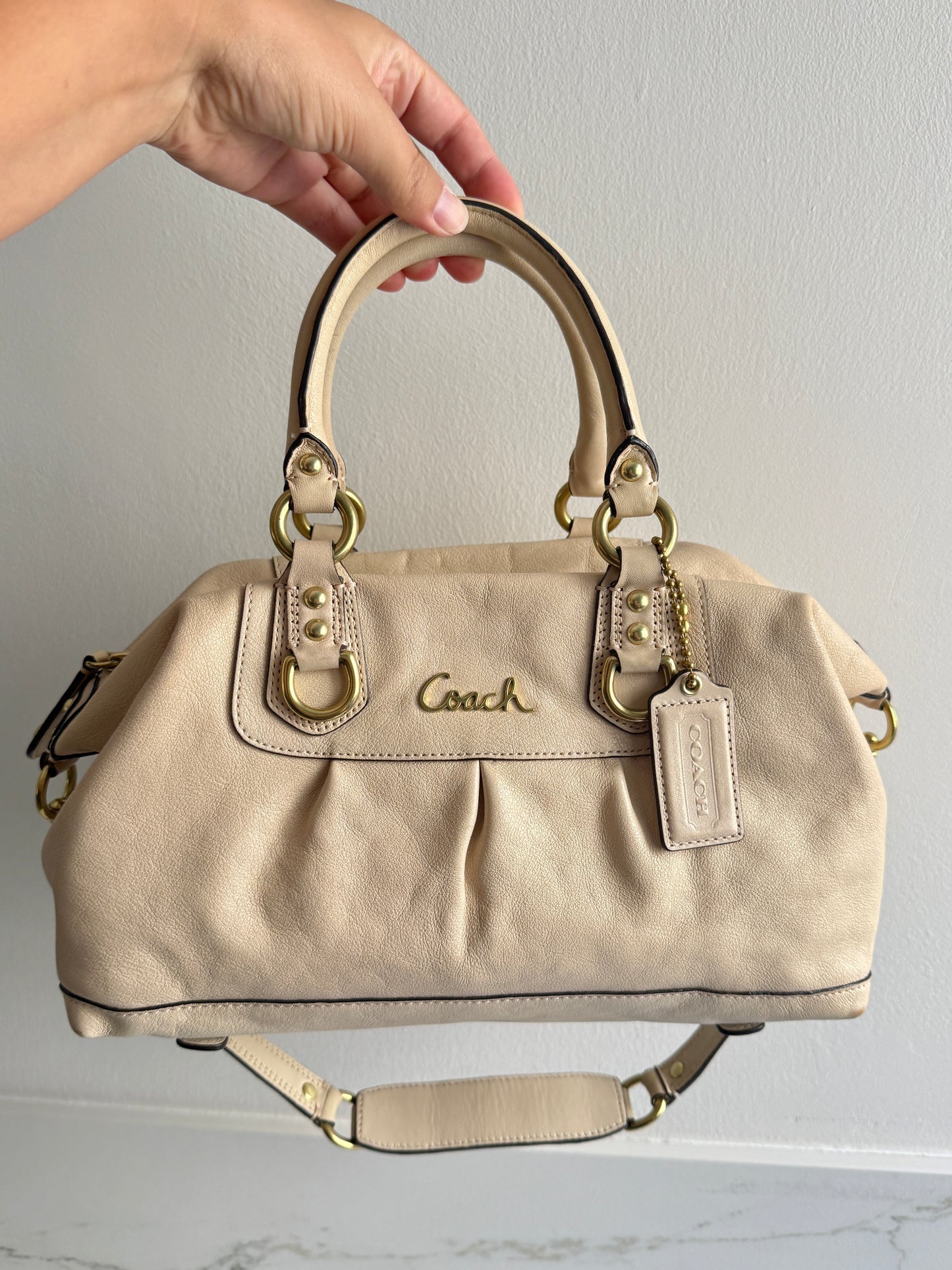 Super Rare Coach Ashley Leather Satchel