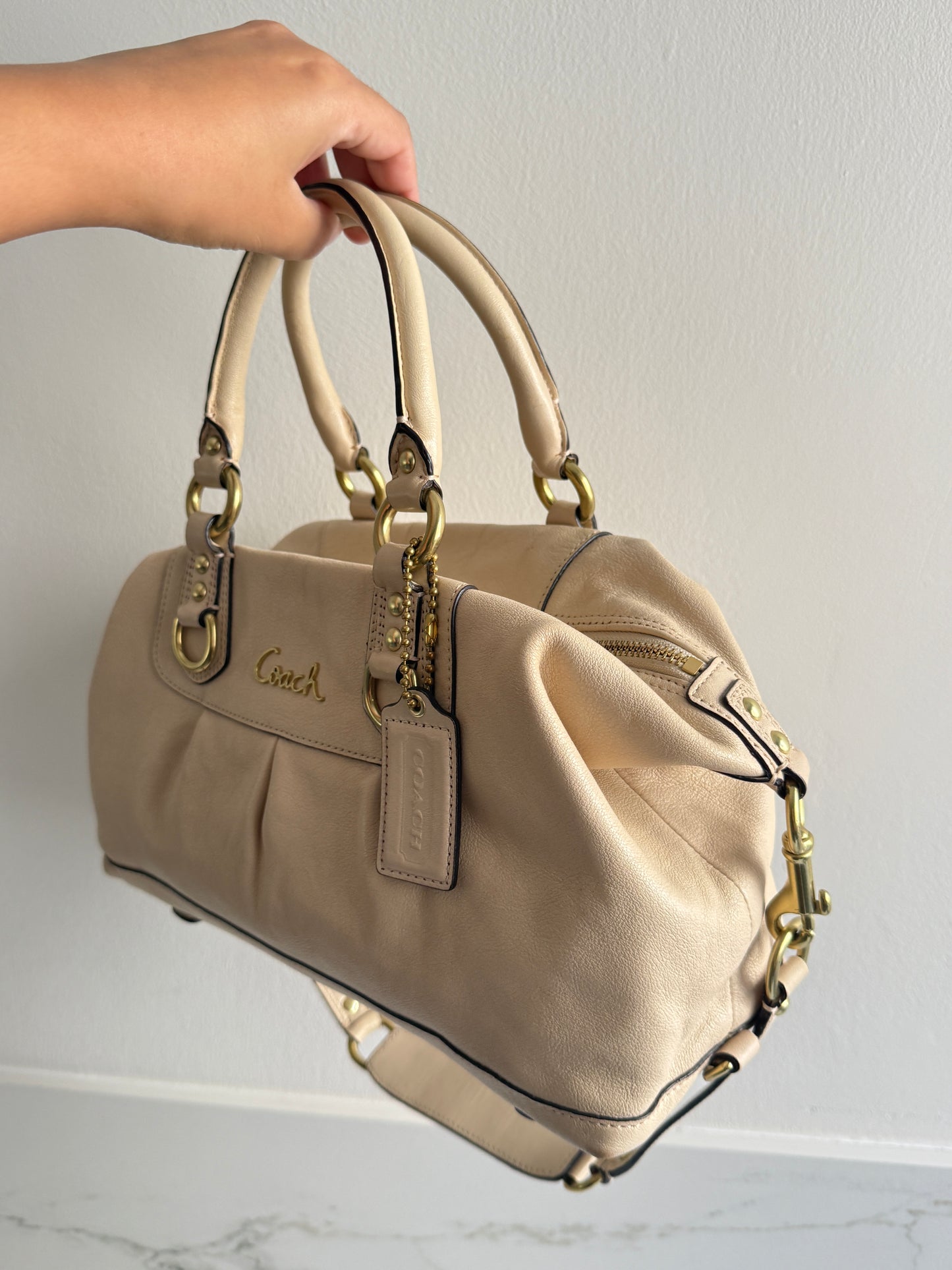 Super Rare Coach Ashley Leather Satchel
