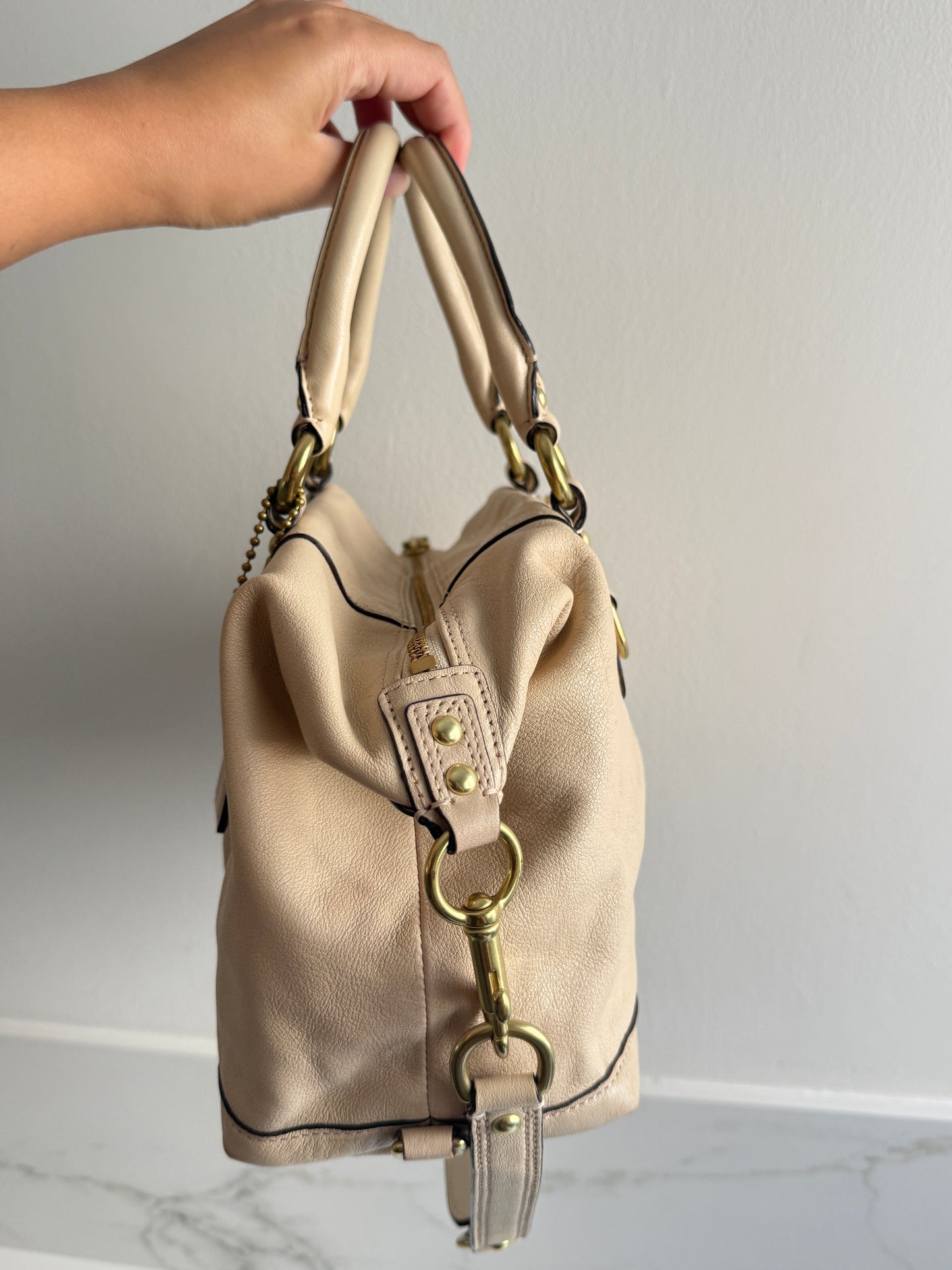 Super Rare Coach Ashley Leather Satchel