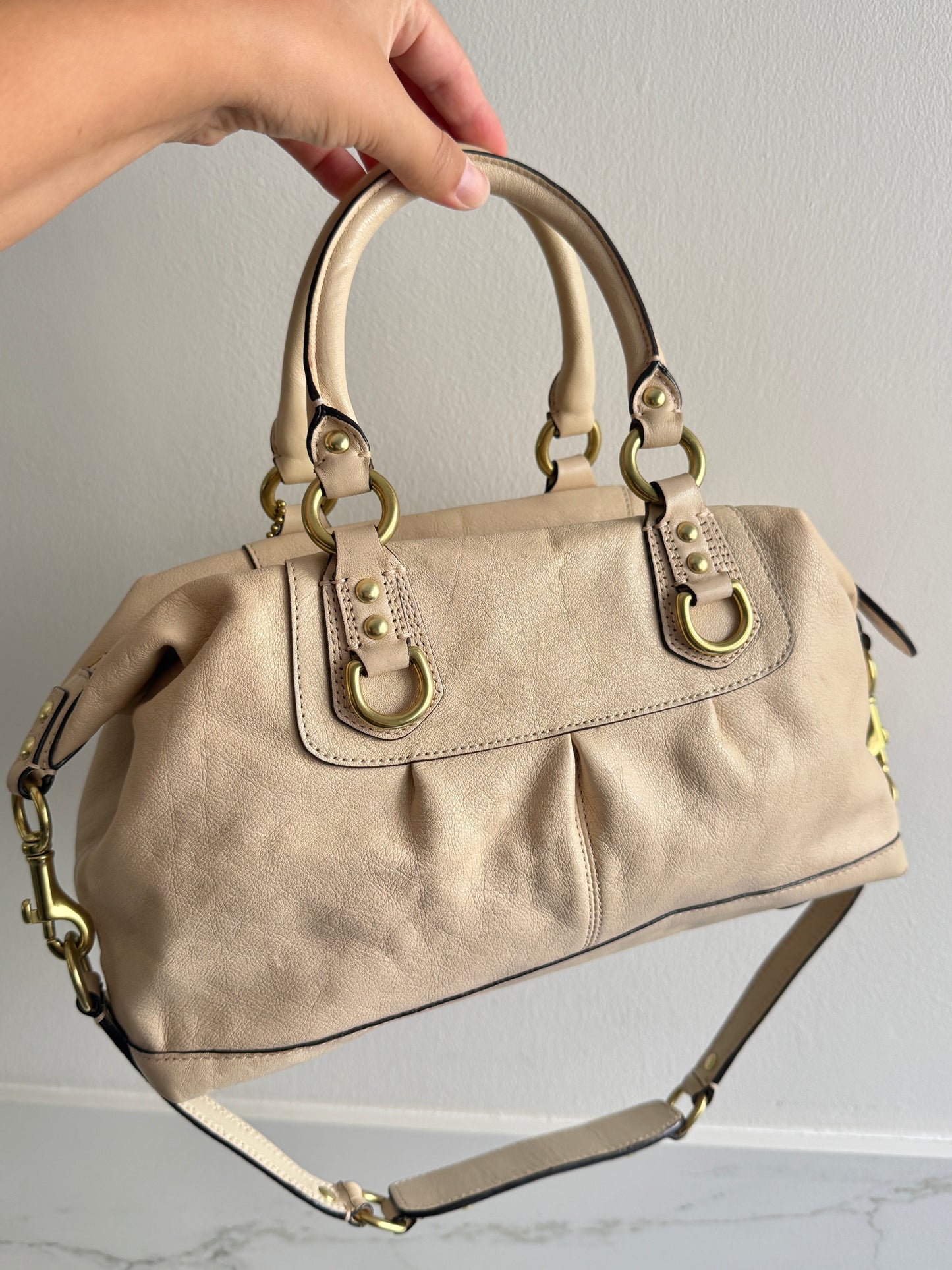 Super Rare Coach Ashley Leather Satchel
