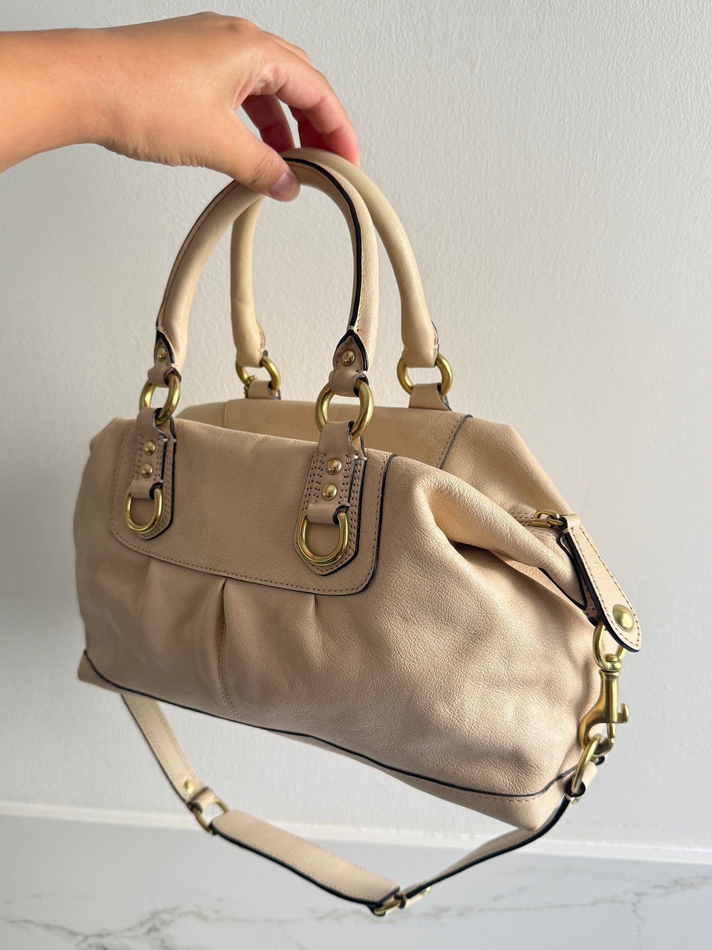 Super Rare Coach Ashley Leather Satchel