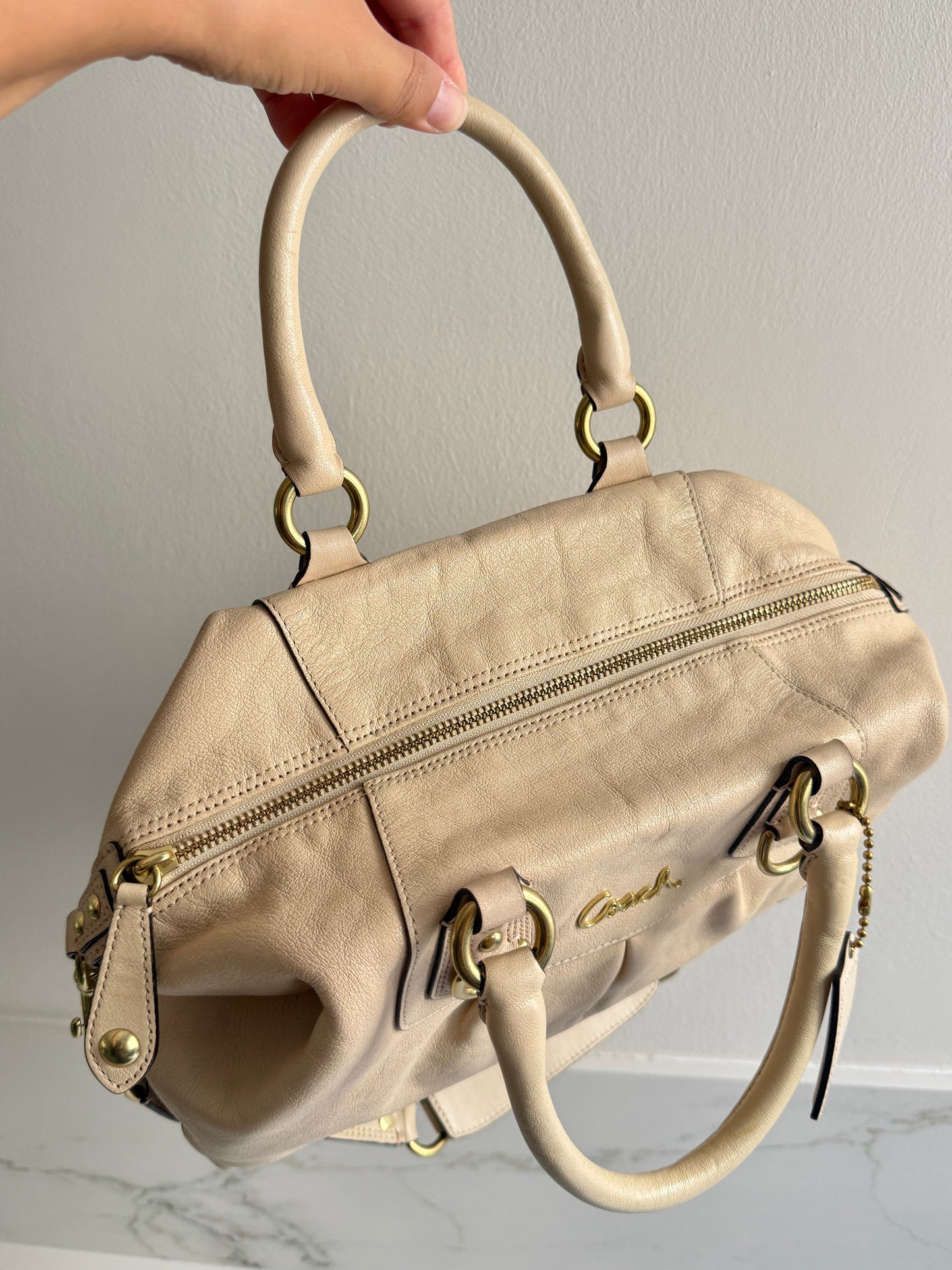 Super Rare Coach Ashley Leather Satchel