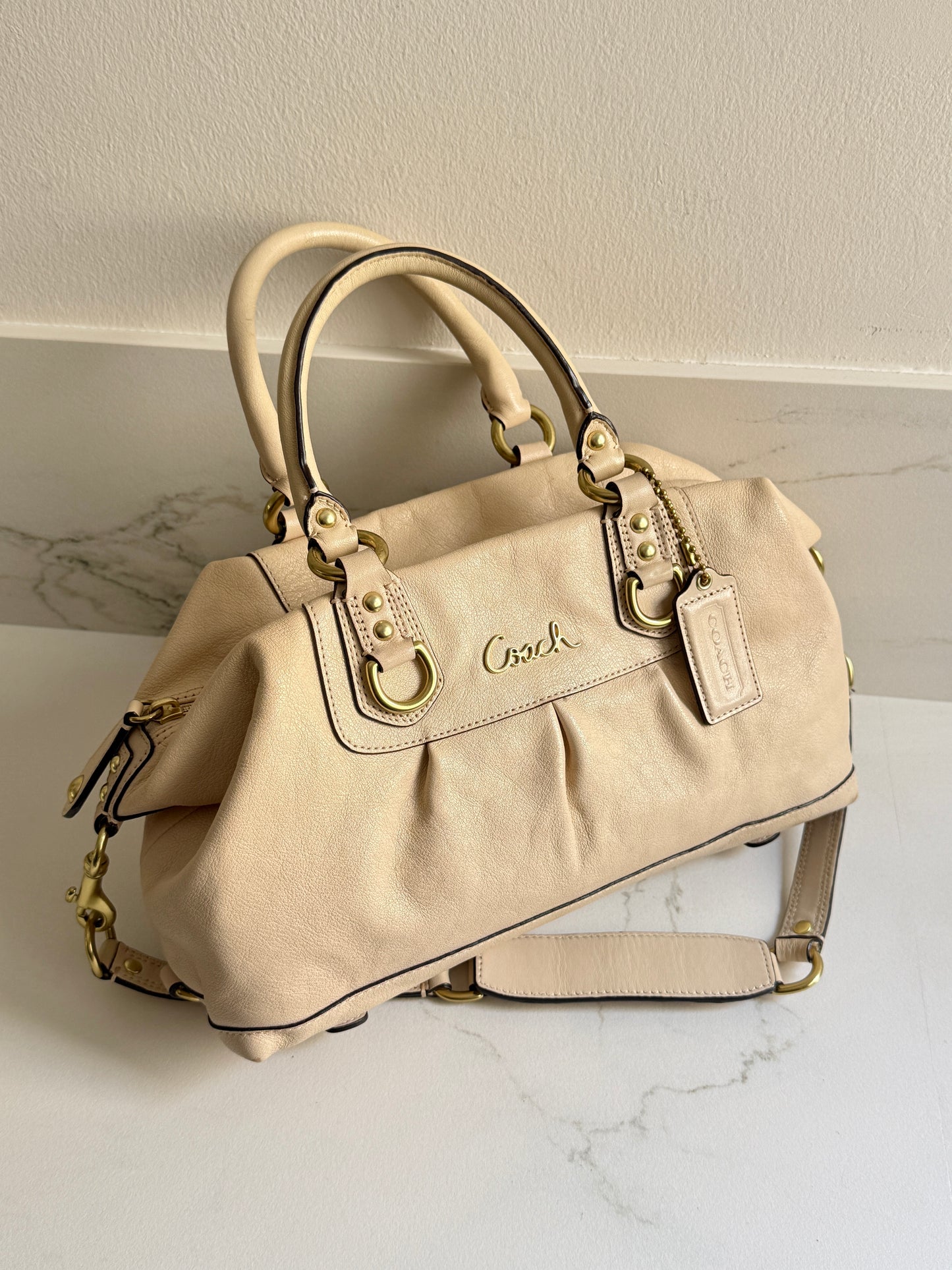 Super Rare Coach Ashley Leather Satchel