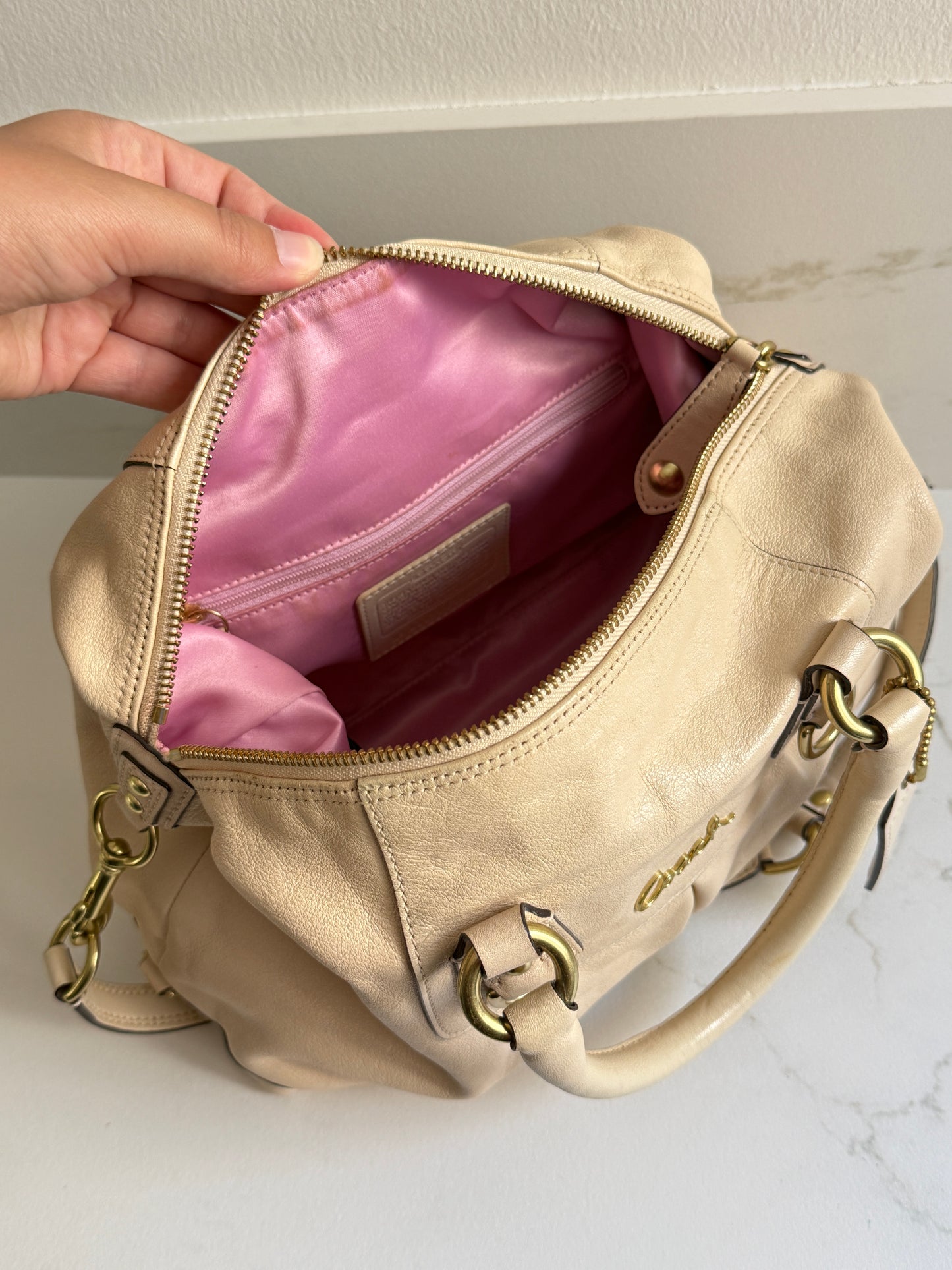 Super Rare Coach Ashley Leather Satchel