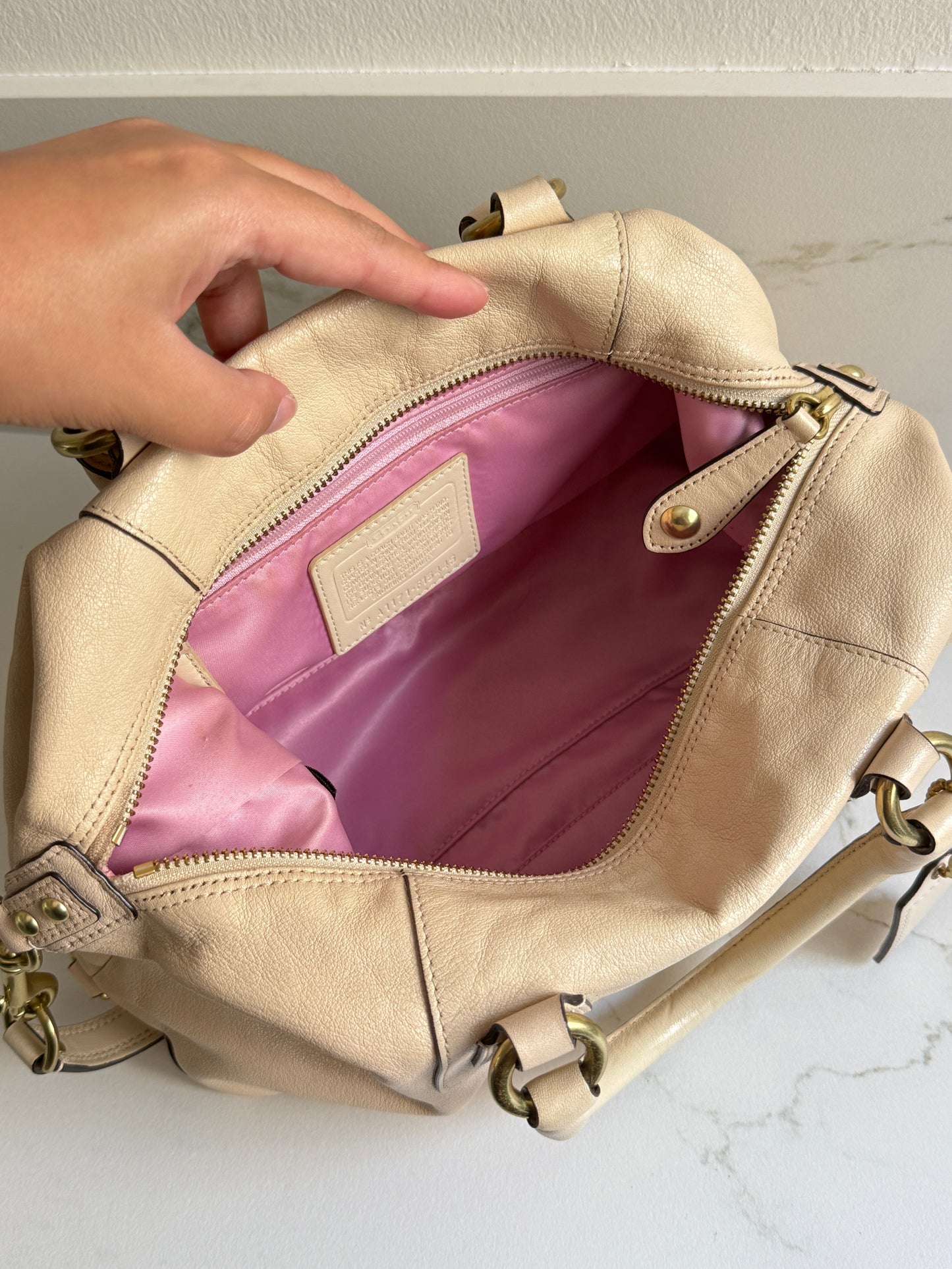 Super Rare Coach Ashley Leather Satchel
