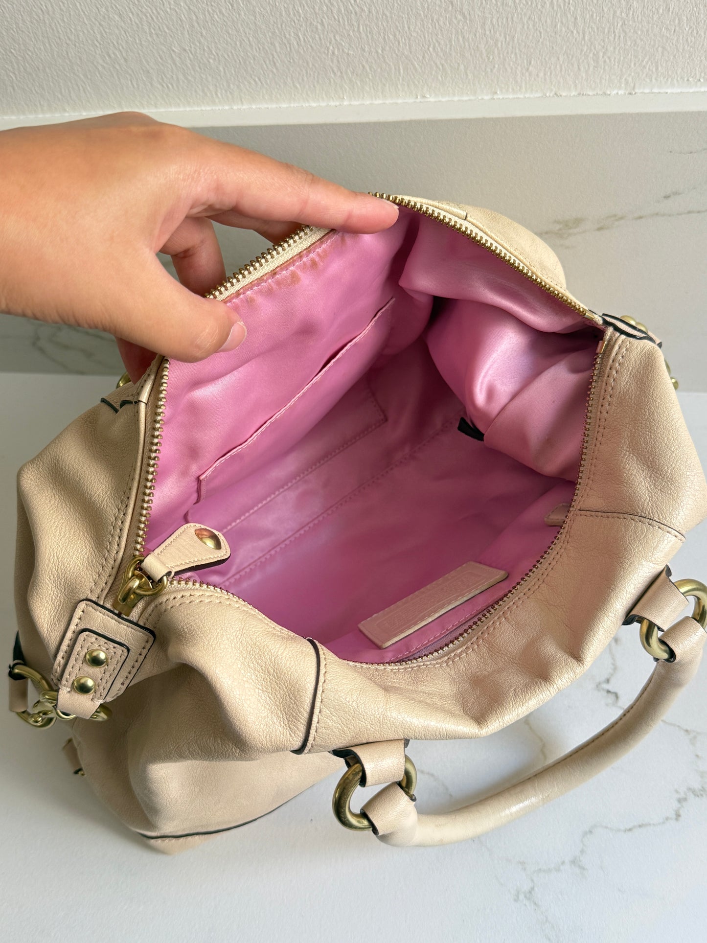 Super Rare Coach Ashley Leather Satchel