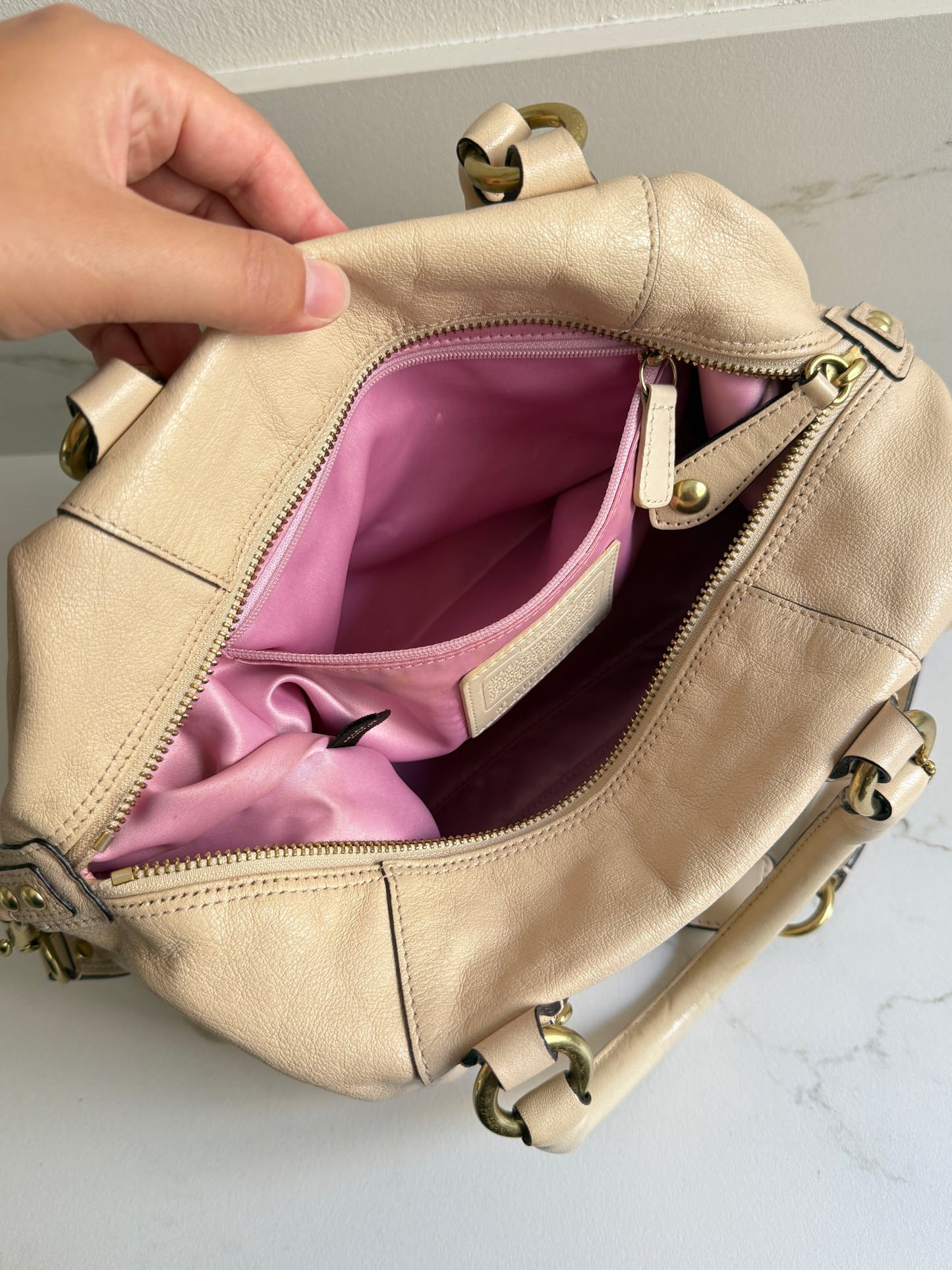 Super Rare Coach Ashley Leather Satchel