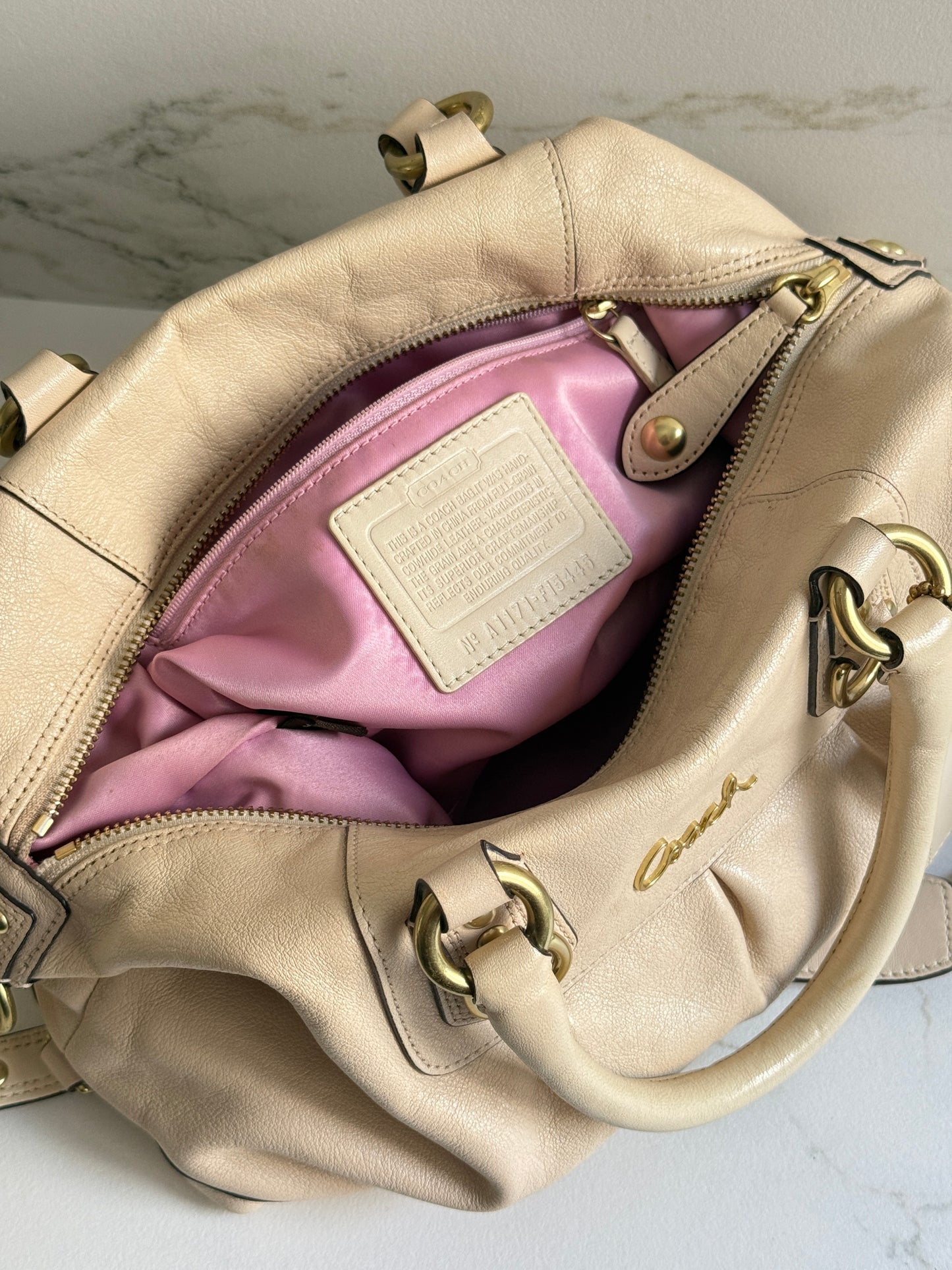 Super Rare Coach Ashley Leather Satchel