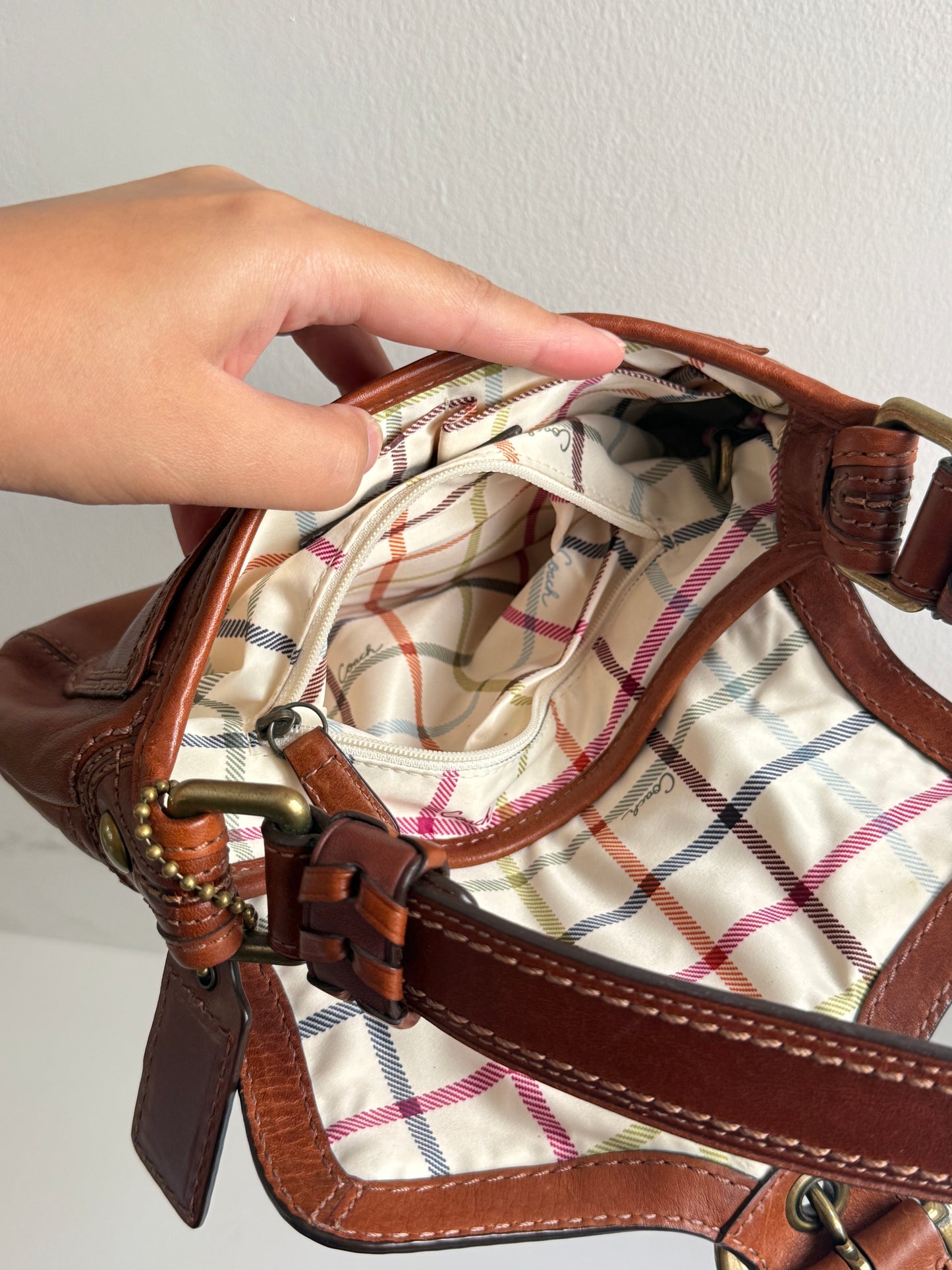 Super Rare Coach Bleecker Leather Shoulder Bag