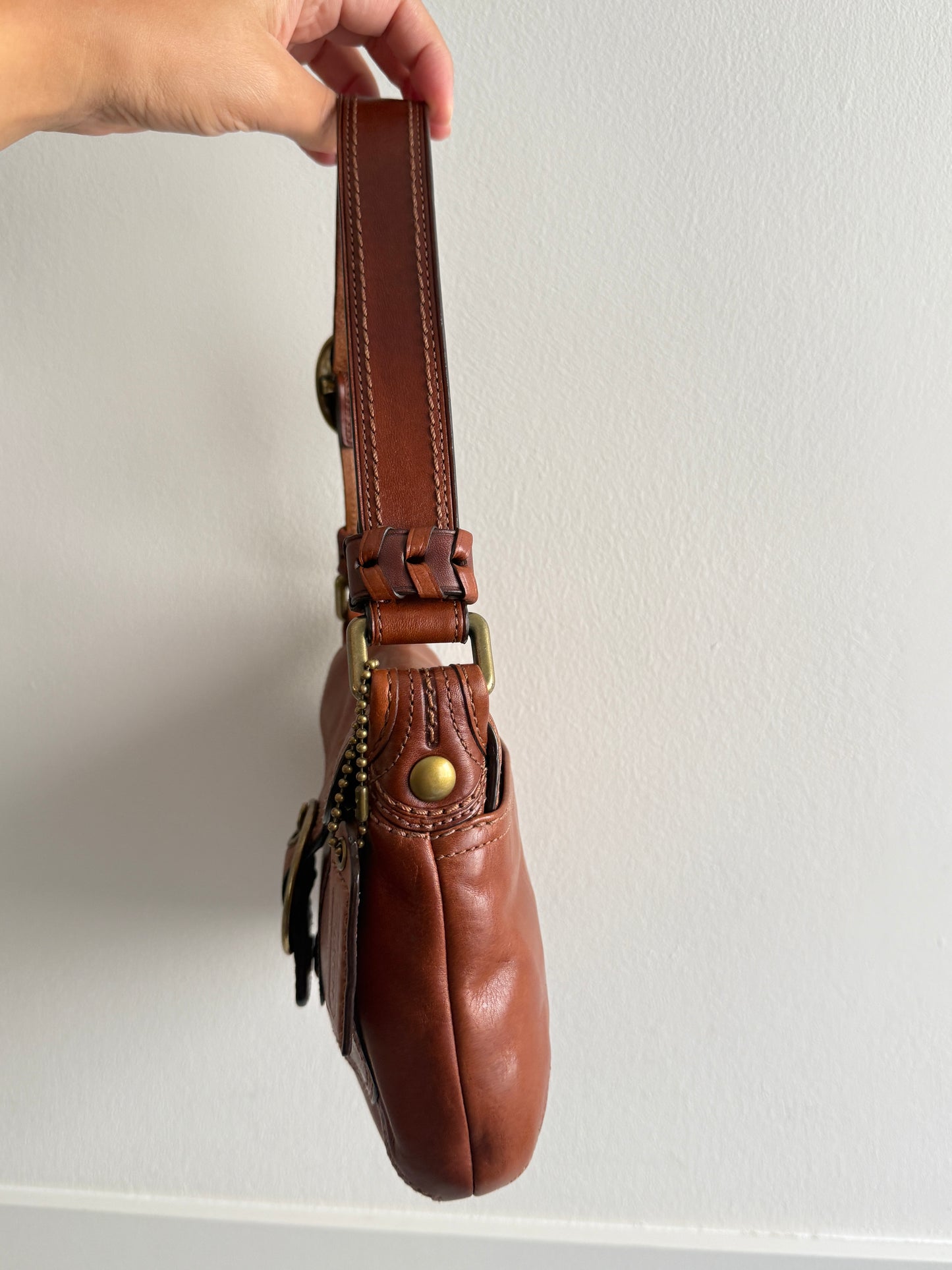 Super Rare Coach Bleecker Leather Shoulder Bag