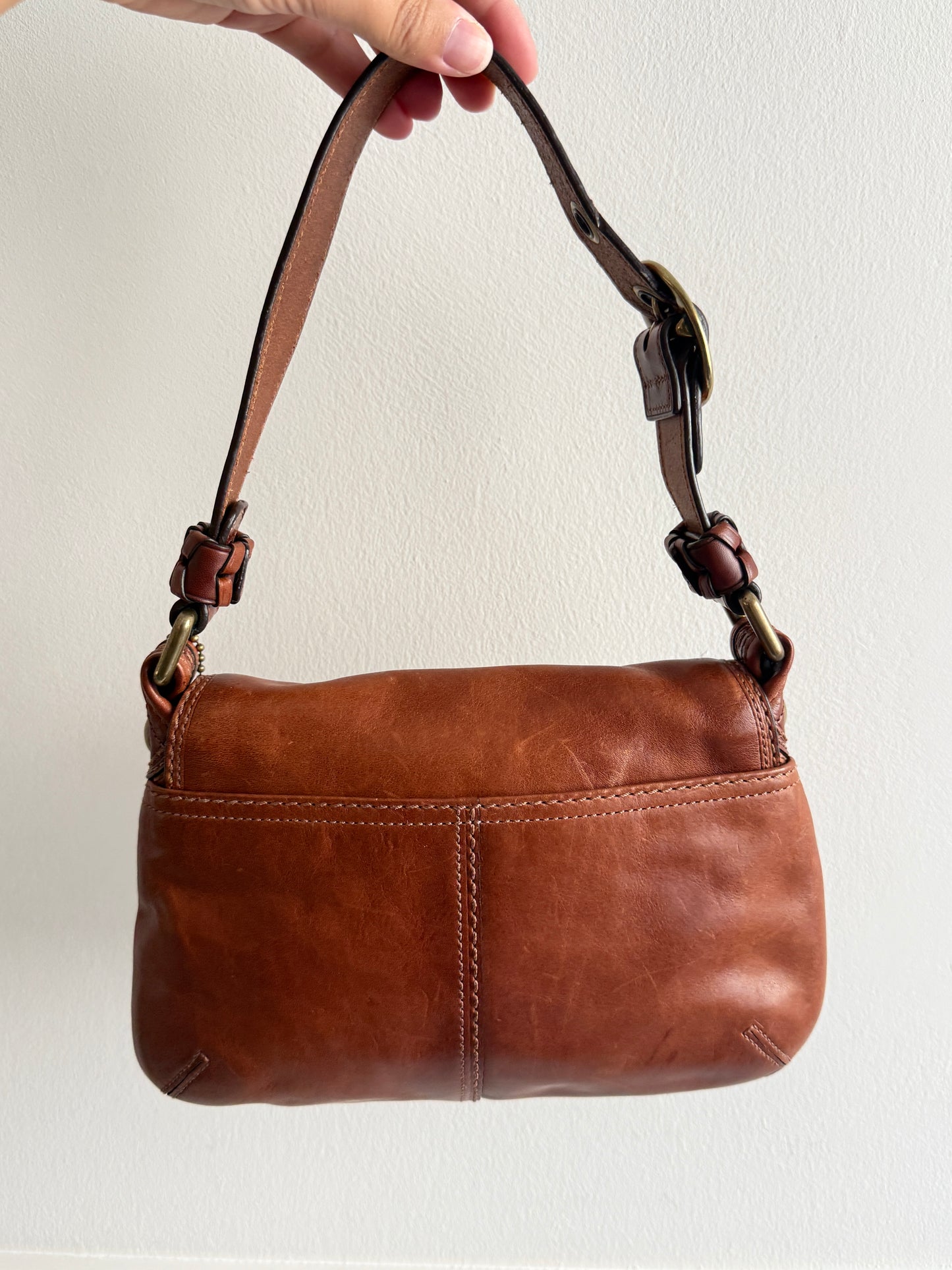 Super Rare Coach Bleecker Leather Shoulder Bag