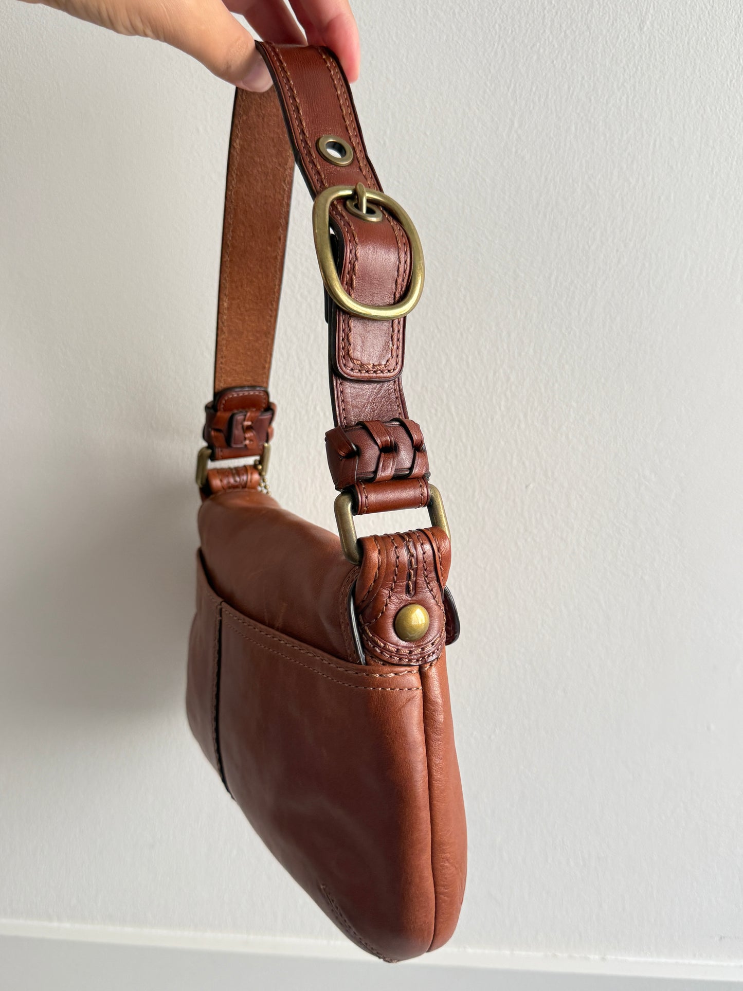 Super Rare Coach Bleecker Leather Shoulder Bag
