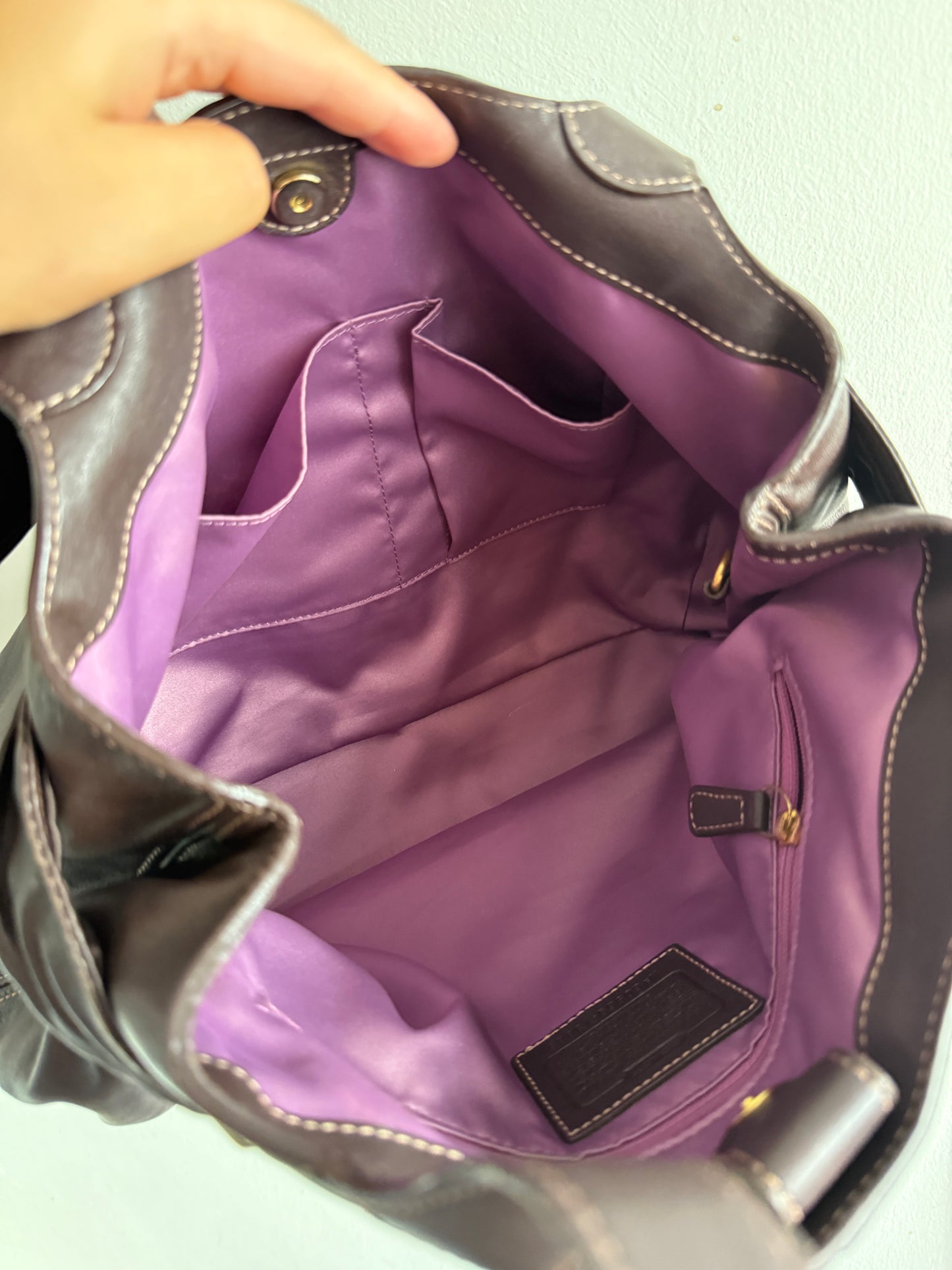 Rare Coach Leather Shoulder Bag