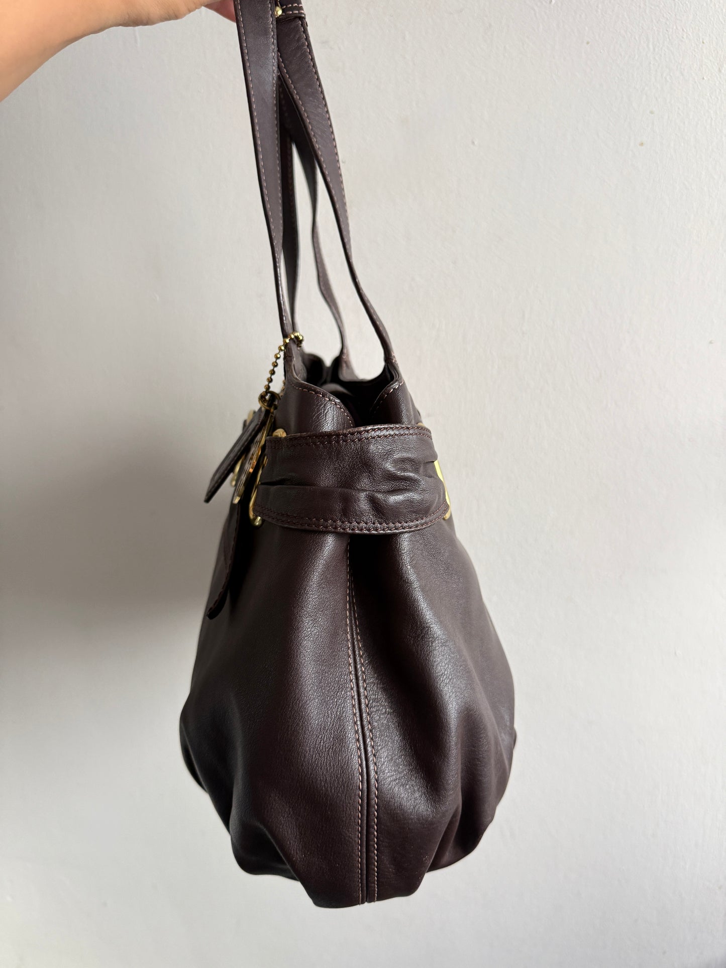 Rare Coach Leather Shoulder Bag