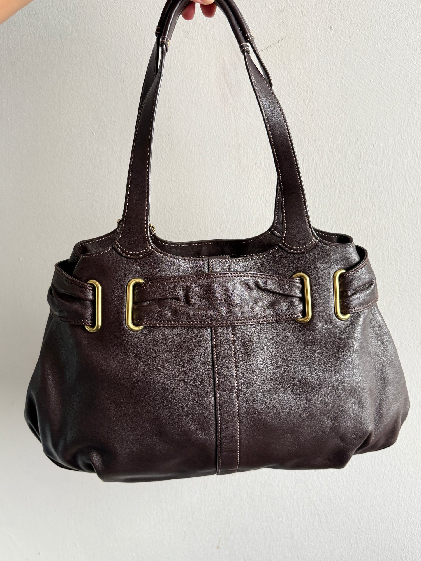 Rare Coach Leather Shoulder Bag