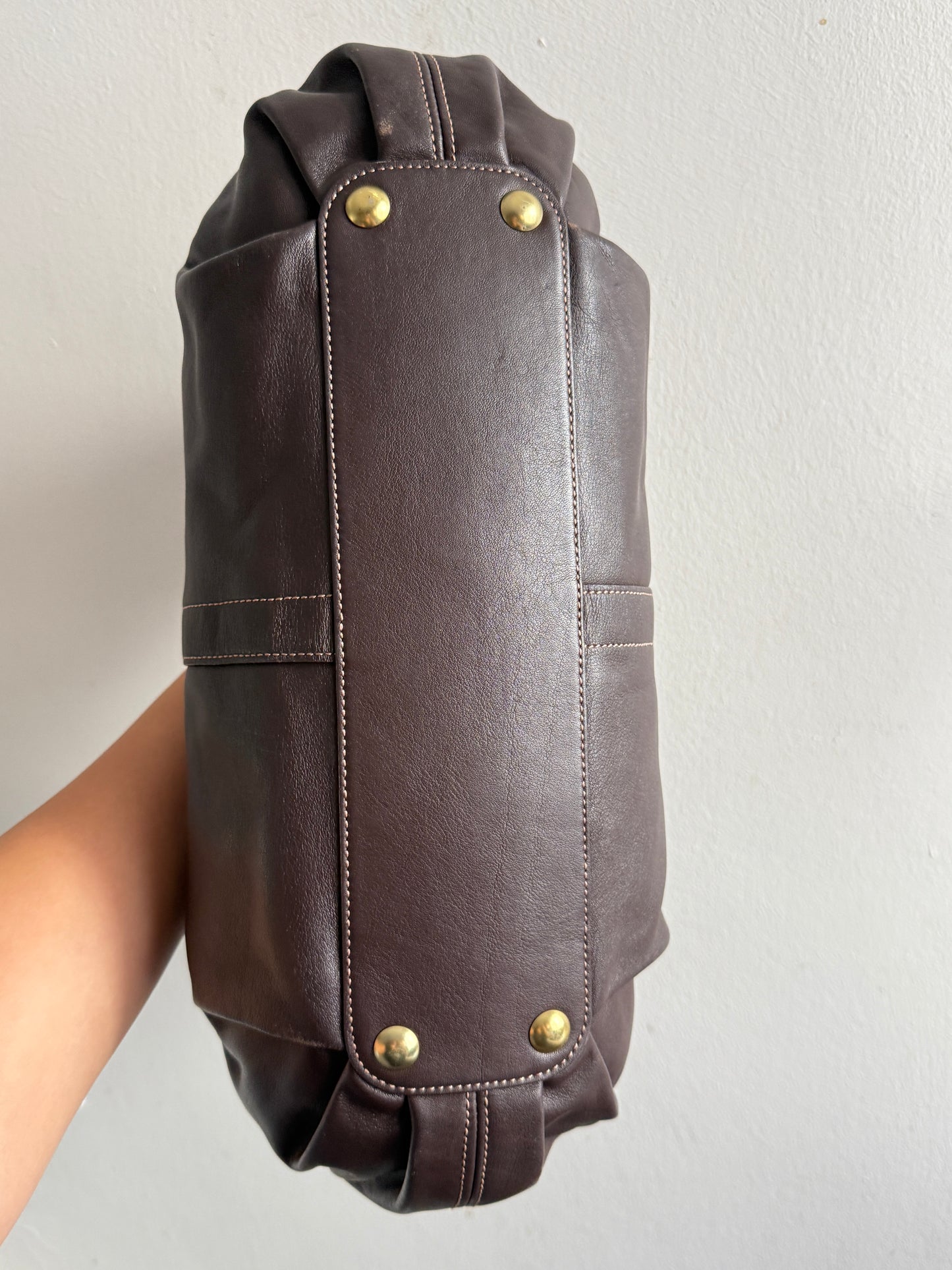 Rare Coach Leather Shoulder Bag