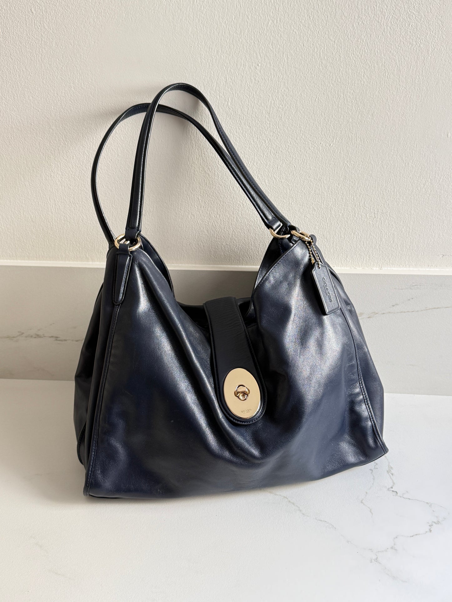 Super Rare Coach Carlyle Leather Shoulder Bag