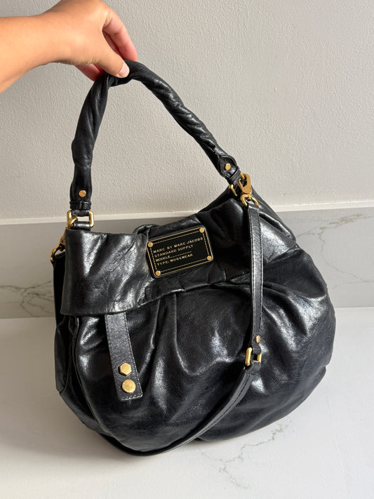 Marc by Marc Jacobs Black Leather Shoulder Bag