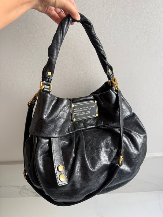 Marc by Marc Jacobs Black Leather Shoulder Bag