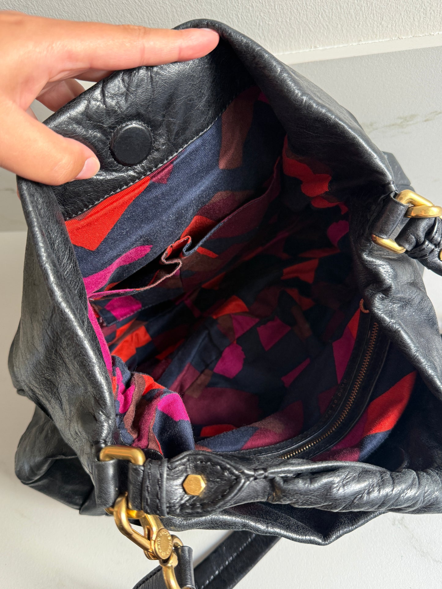 Marc by Marc Jacobs Black Leather Shoulder Bag