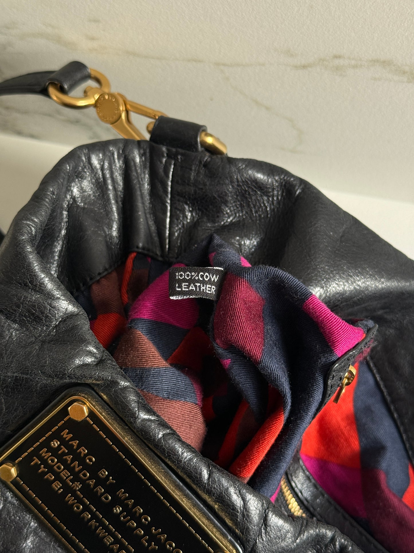 Marc by Marc Jacobs Black Leather Shoulder Bag