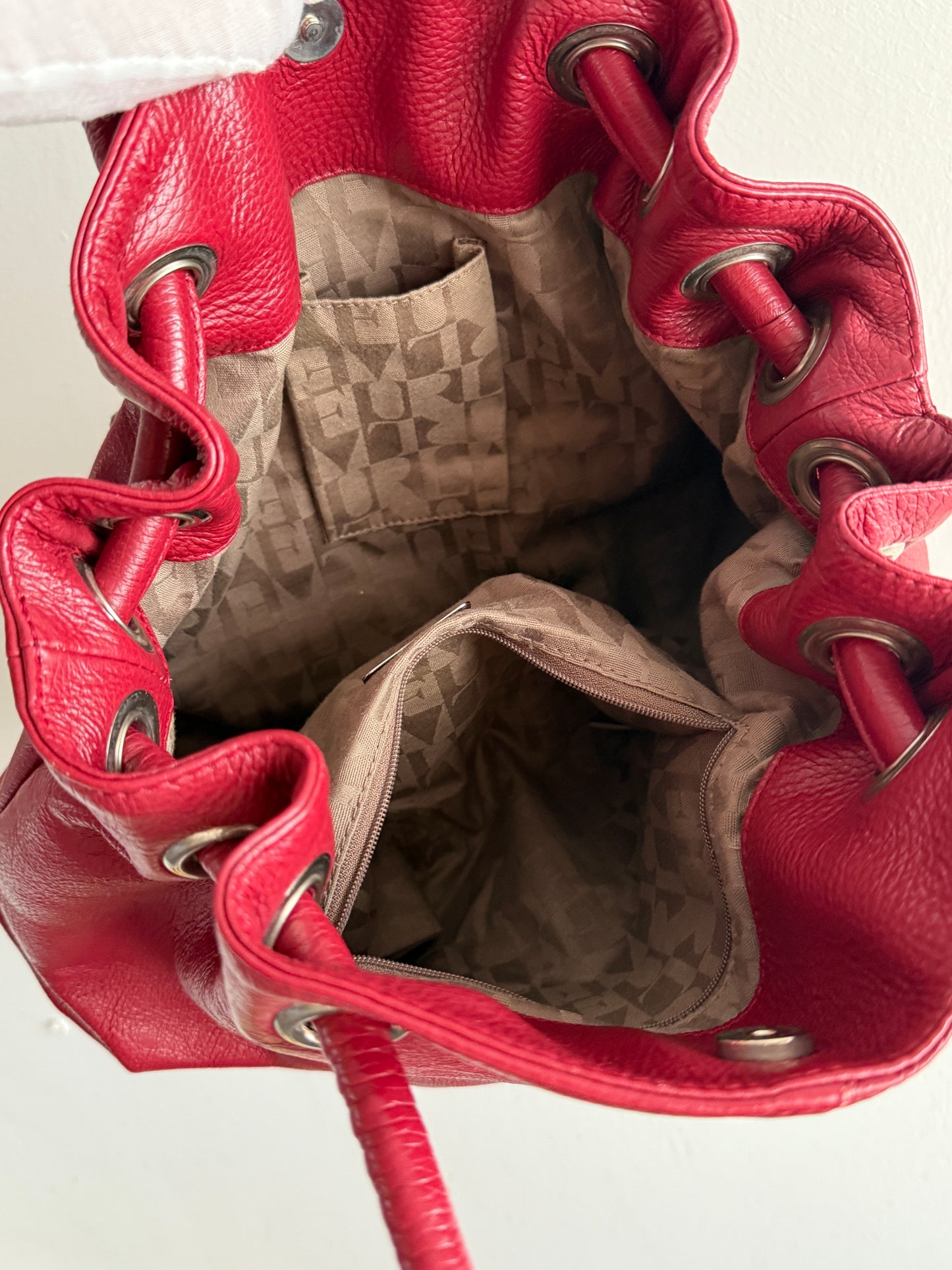 Rare Furla Leather Shoulder Bag