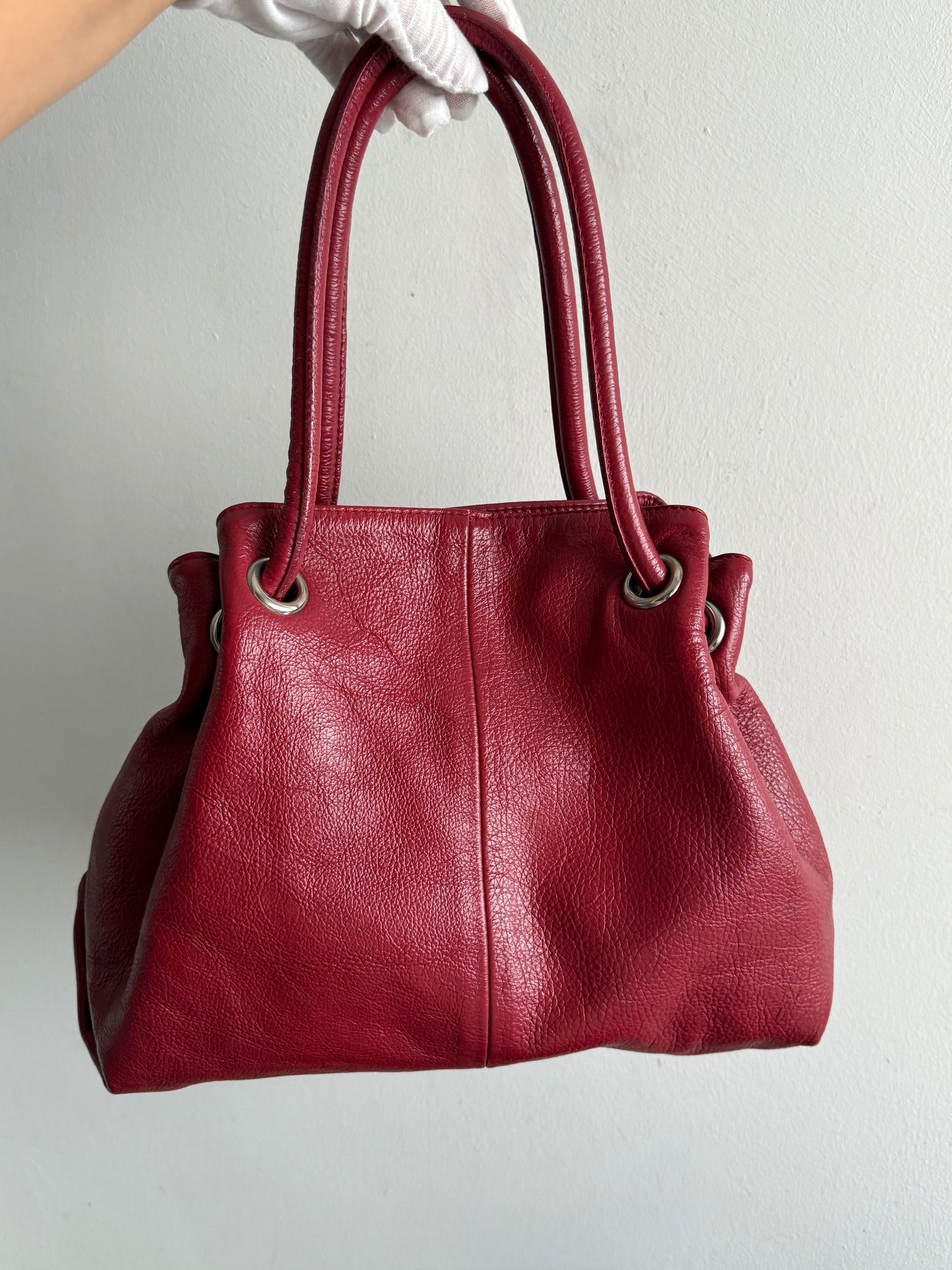 Rare Furla Leather Shoulder Bag