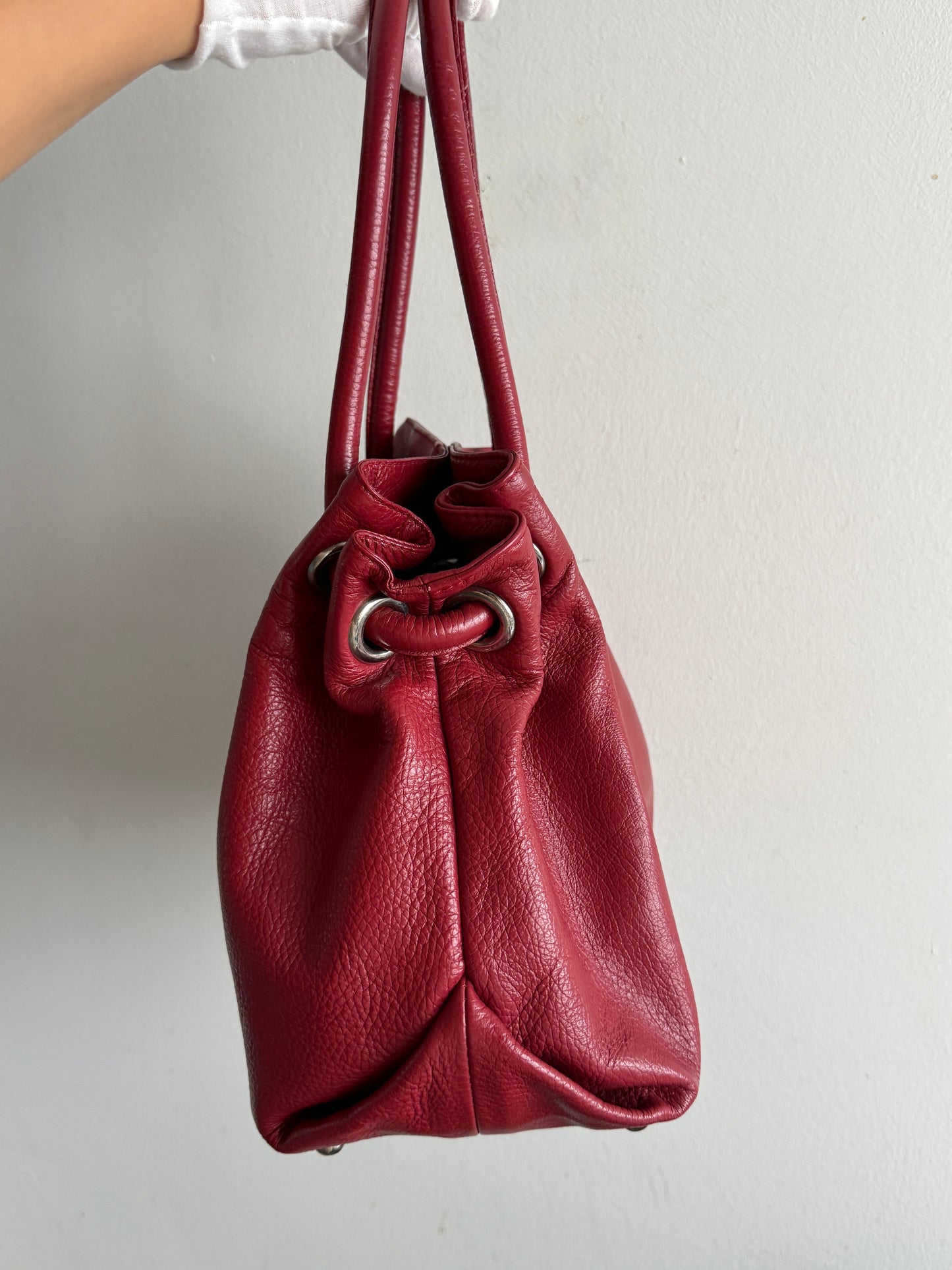 Rare Furla Leather Shoulder Bag