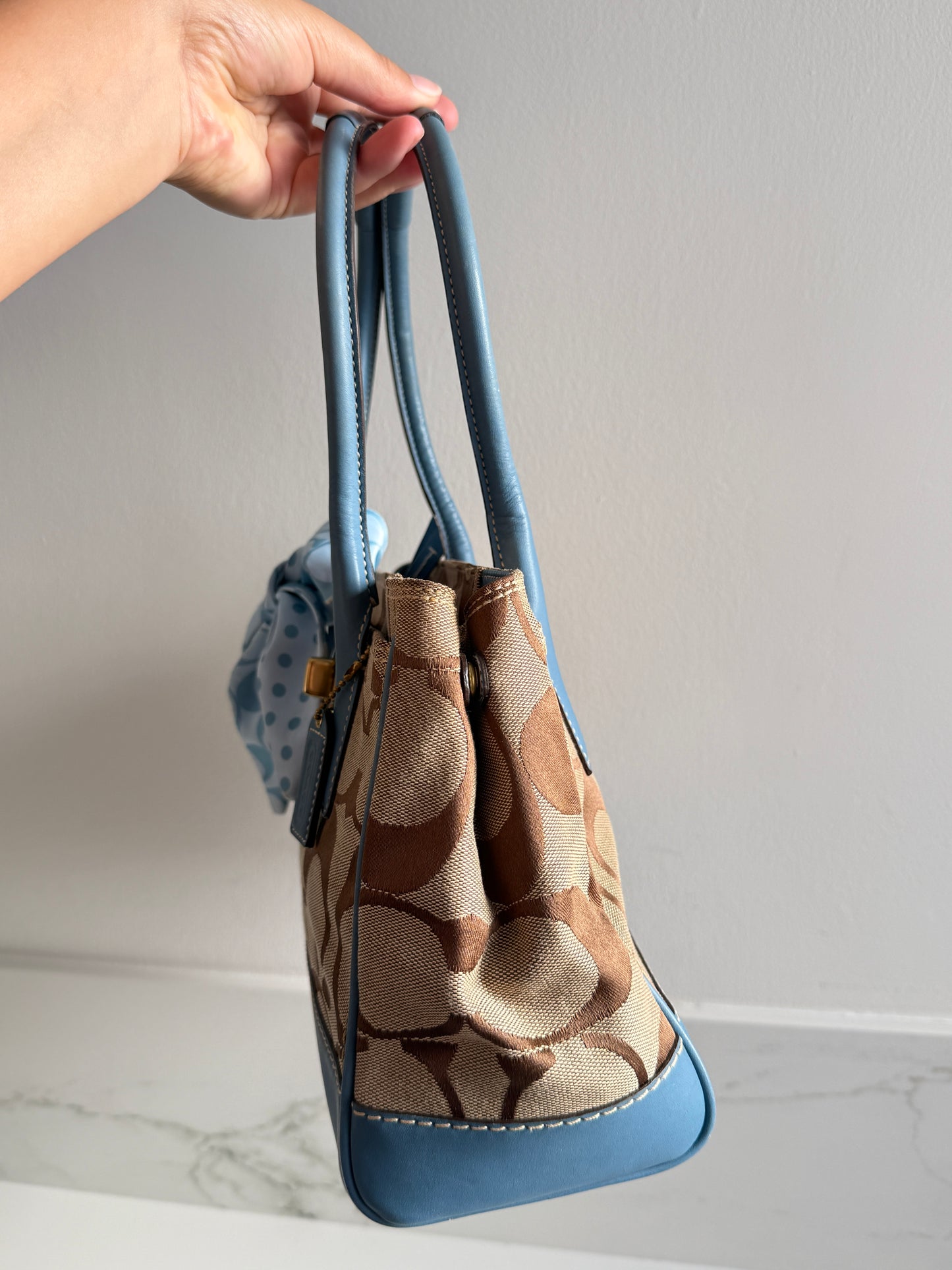 Coach Hampton Madeline Signature Shoulder Bag
