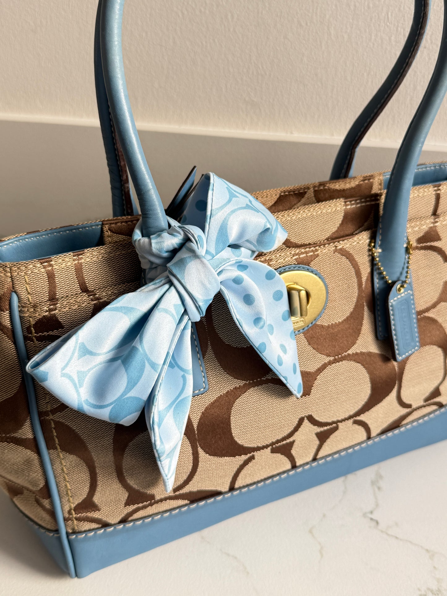 Coach Hampton Madeline Signature Shoulder Bag