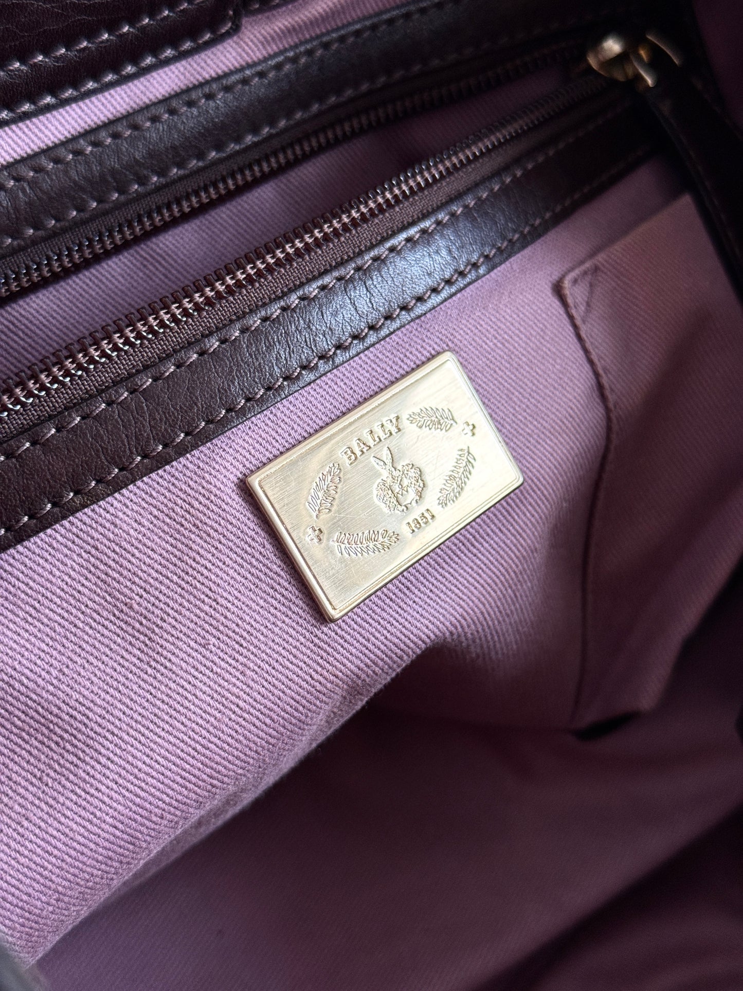 Super Rare Bally Leather Shoulder Bag