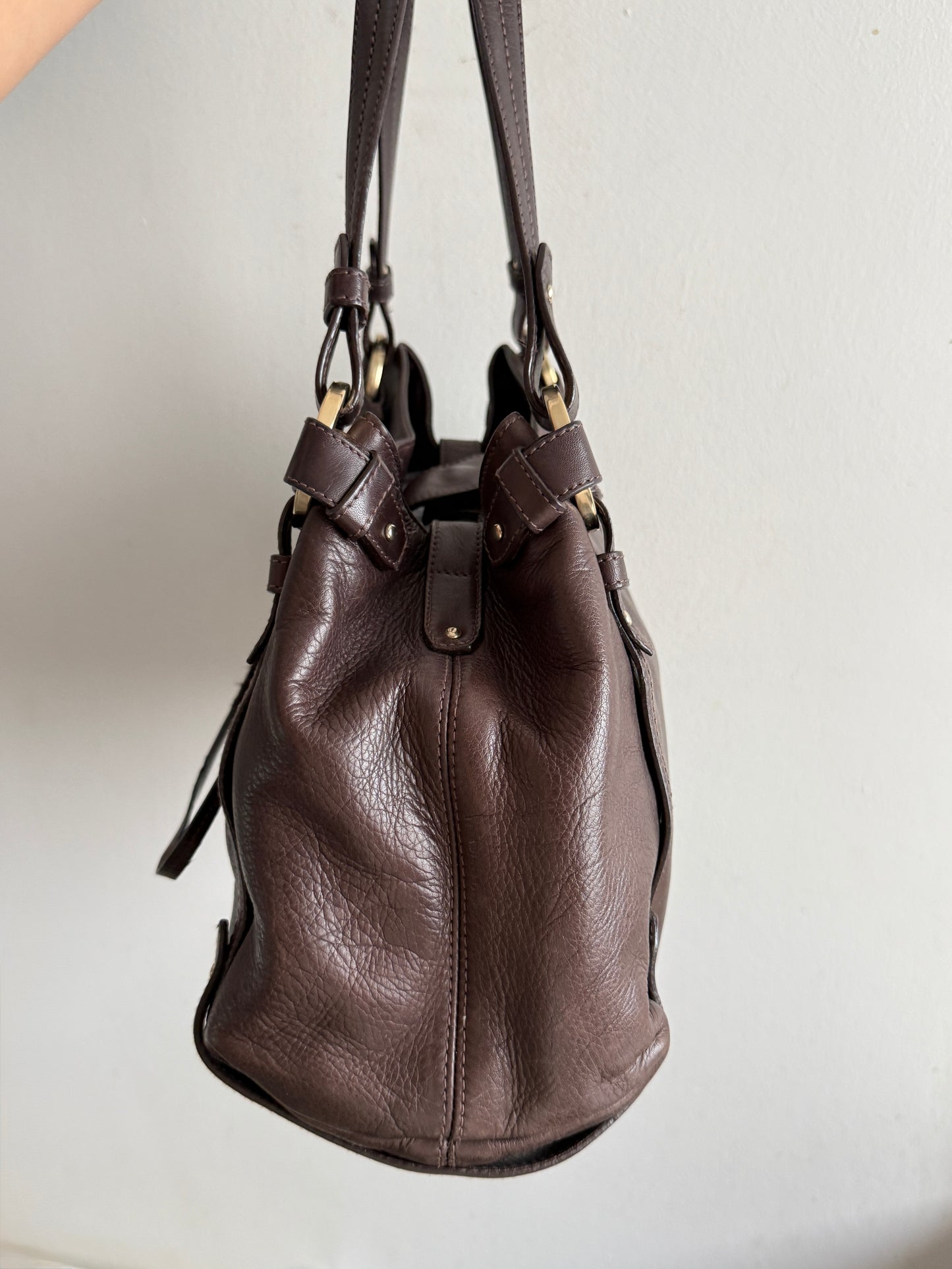 Super Rare Bally Leather Shoulder Bag