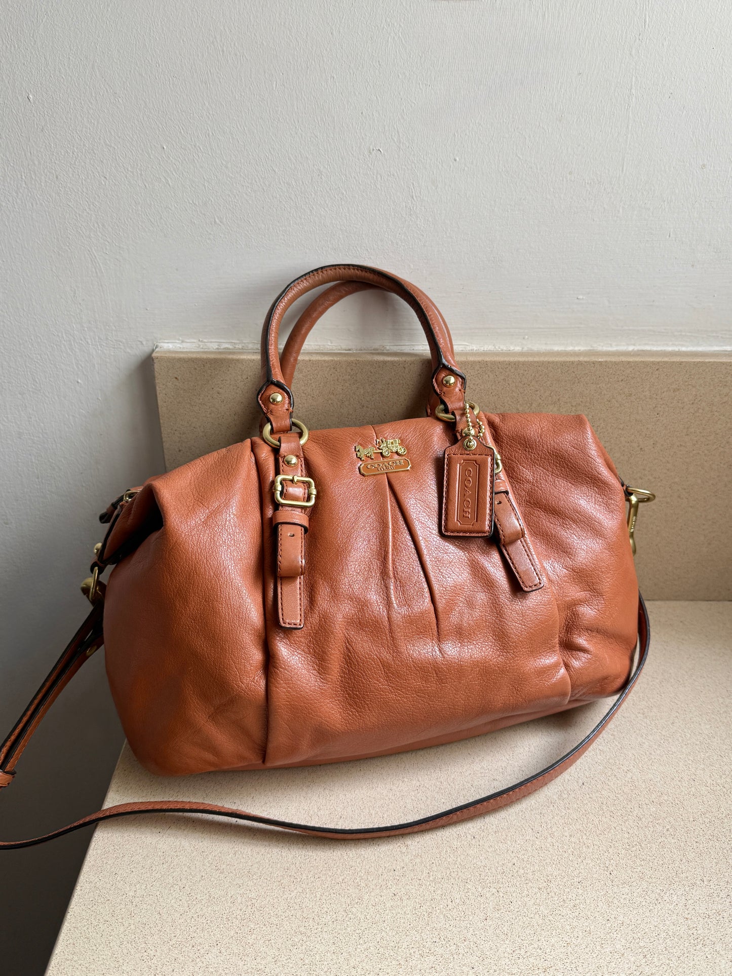 Super Rare Coach Madison Juliette Leather Bag