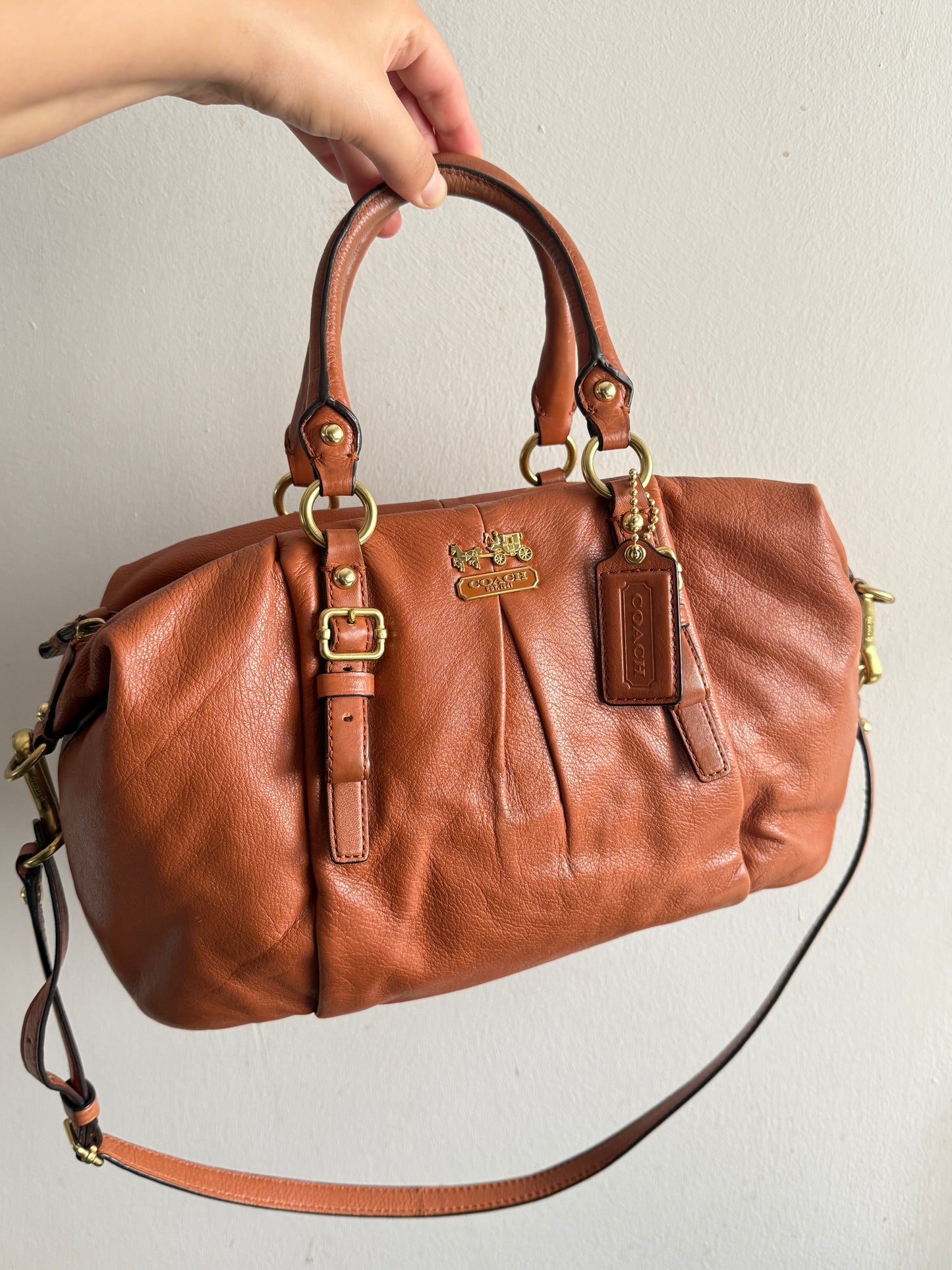 Super Rare Coach Madison Juliette Leather Bag