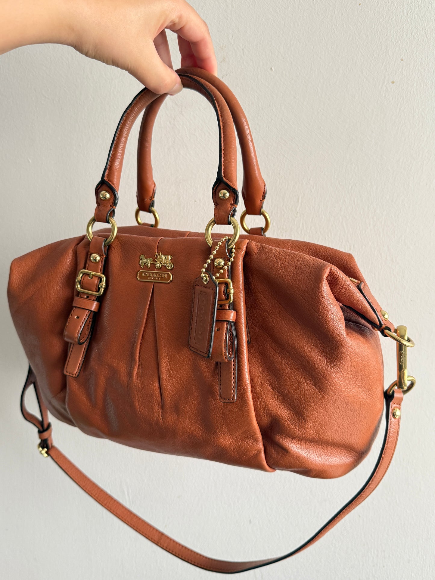 Super Rare Coach Madison Juliette Leather Bag