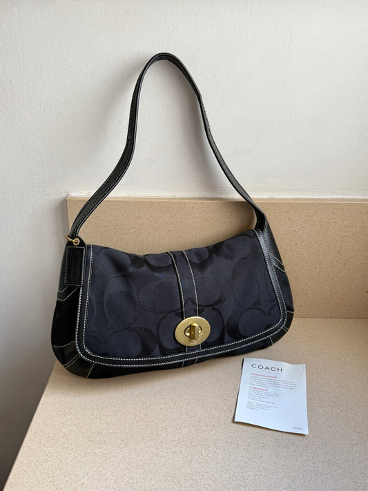 Rare Coach Ergo Signature Shoulder Bag