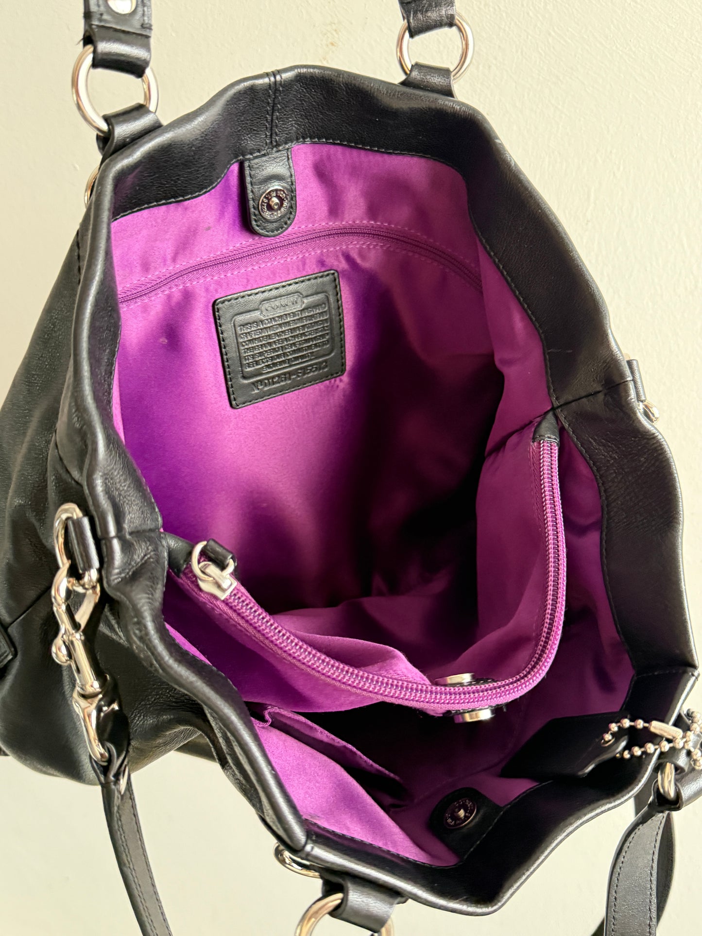 Coach Ashley Leather Carryall Shoulder Bag