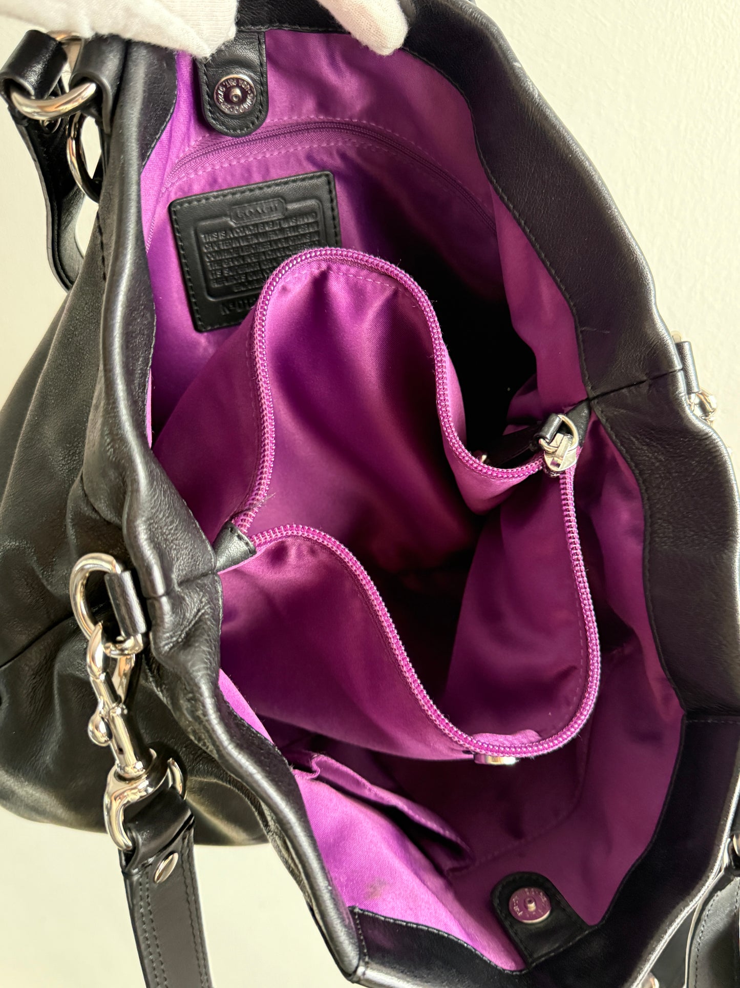 Coach Ashley Leather Carryall Shoulder Bag