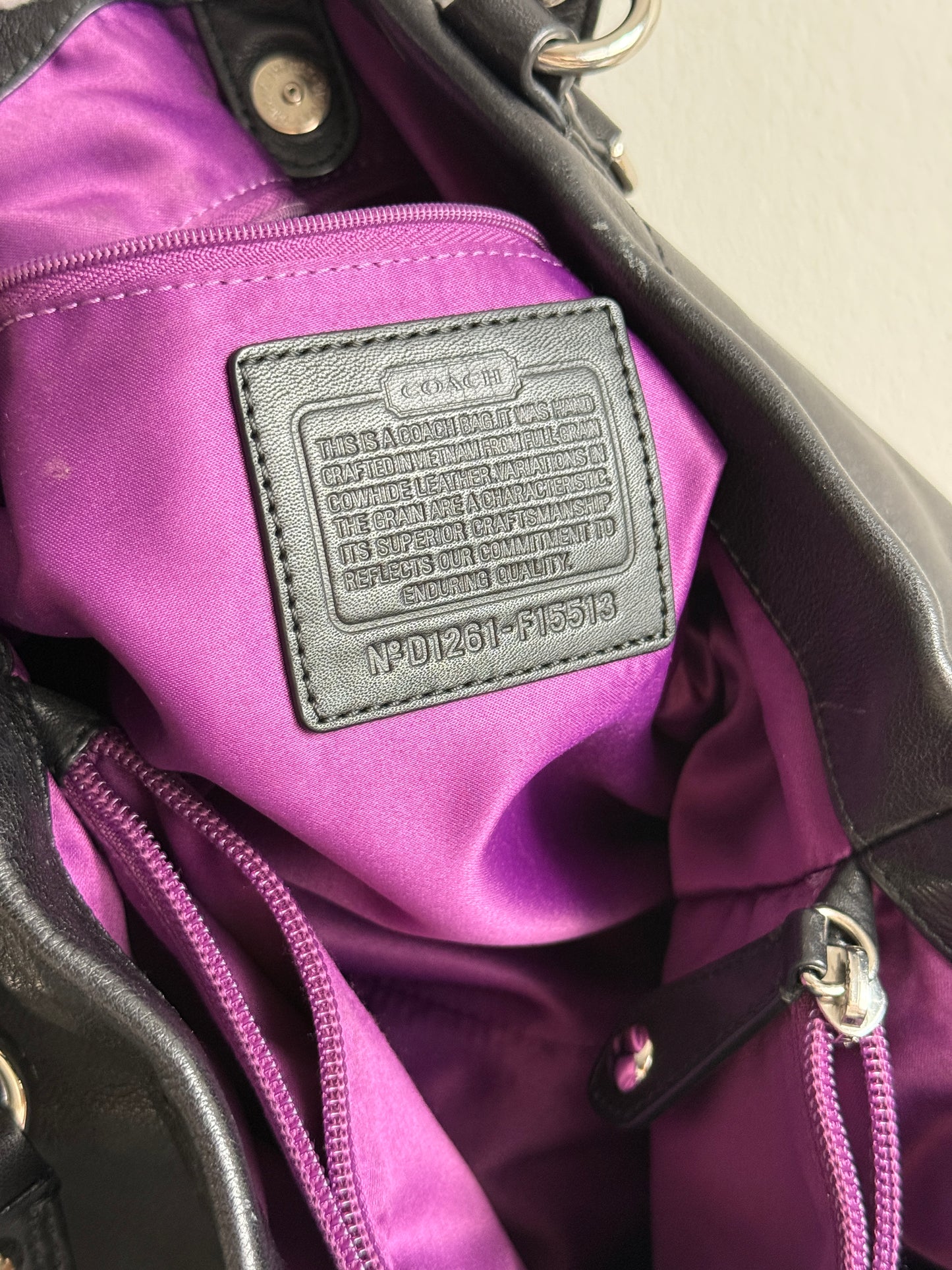 Coach Ashley Leather Carryall Shoulder Bag