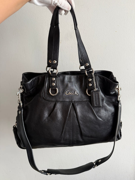 Coach Ashley Leather Carryall Shoulder Bag