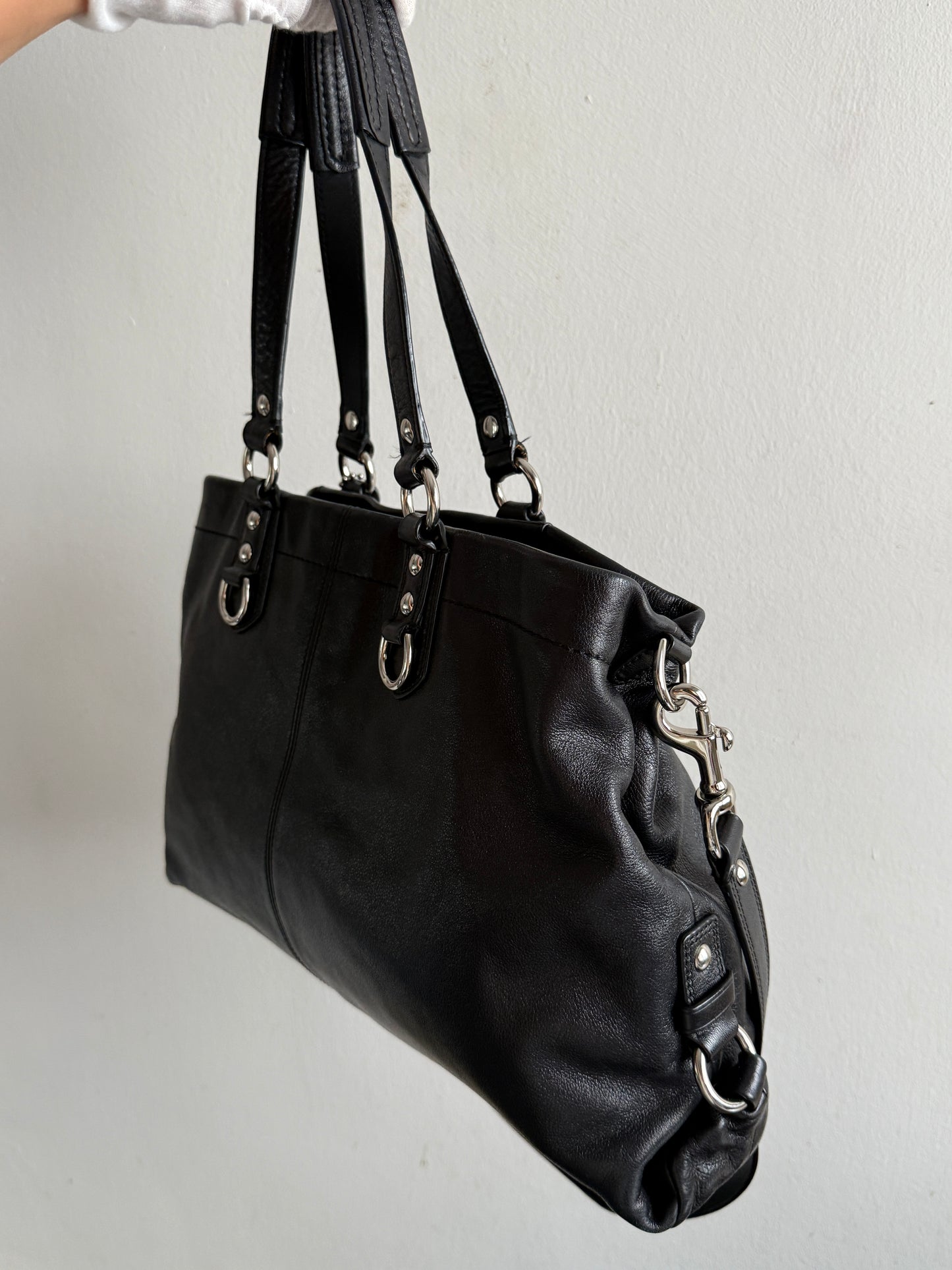 Coach Ashley Leather Carryall Shoulder Bag