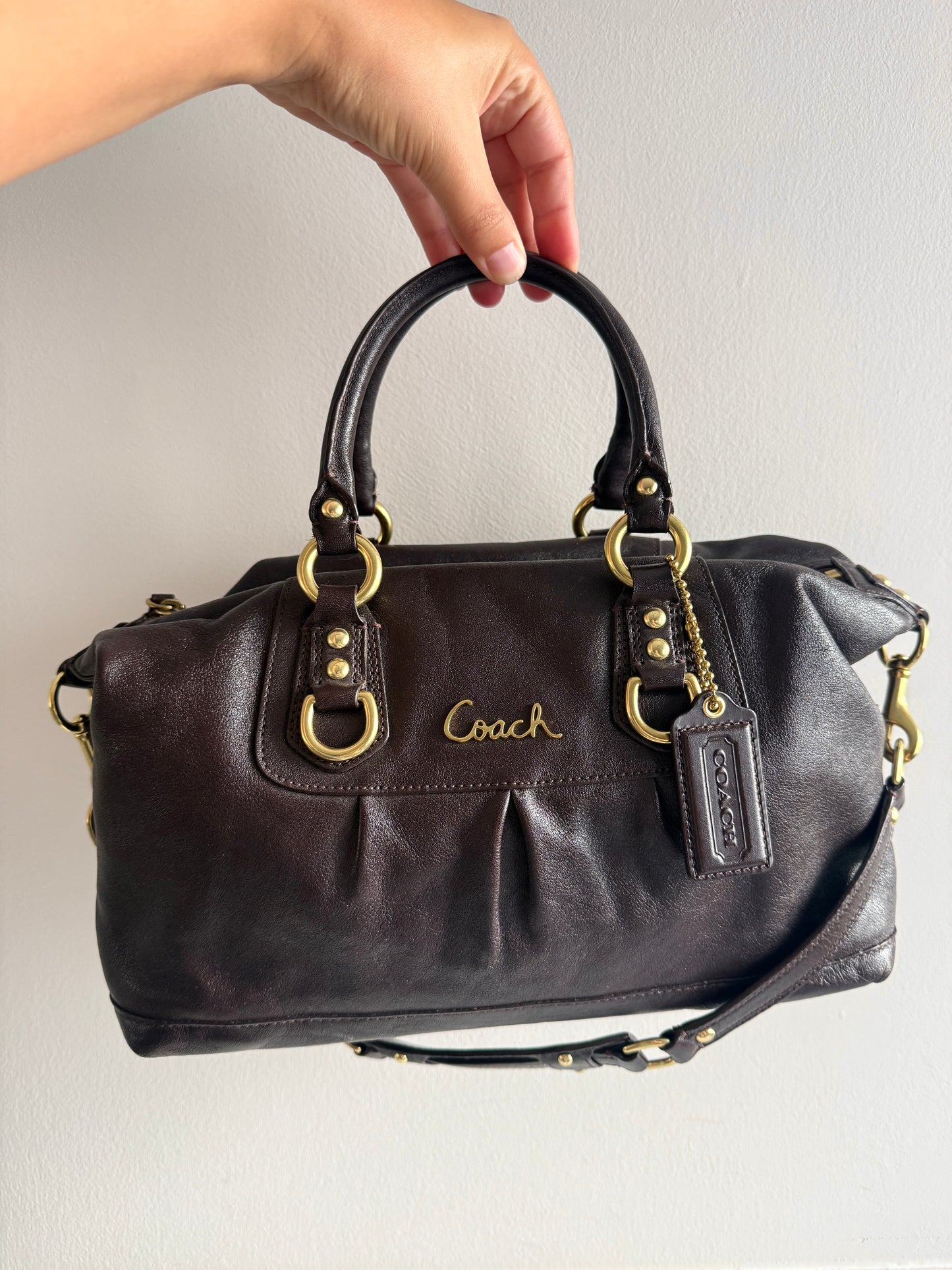 Super Rare Coach Ashley Leather Satchel