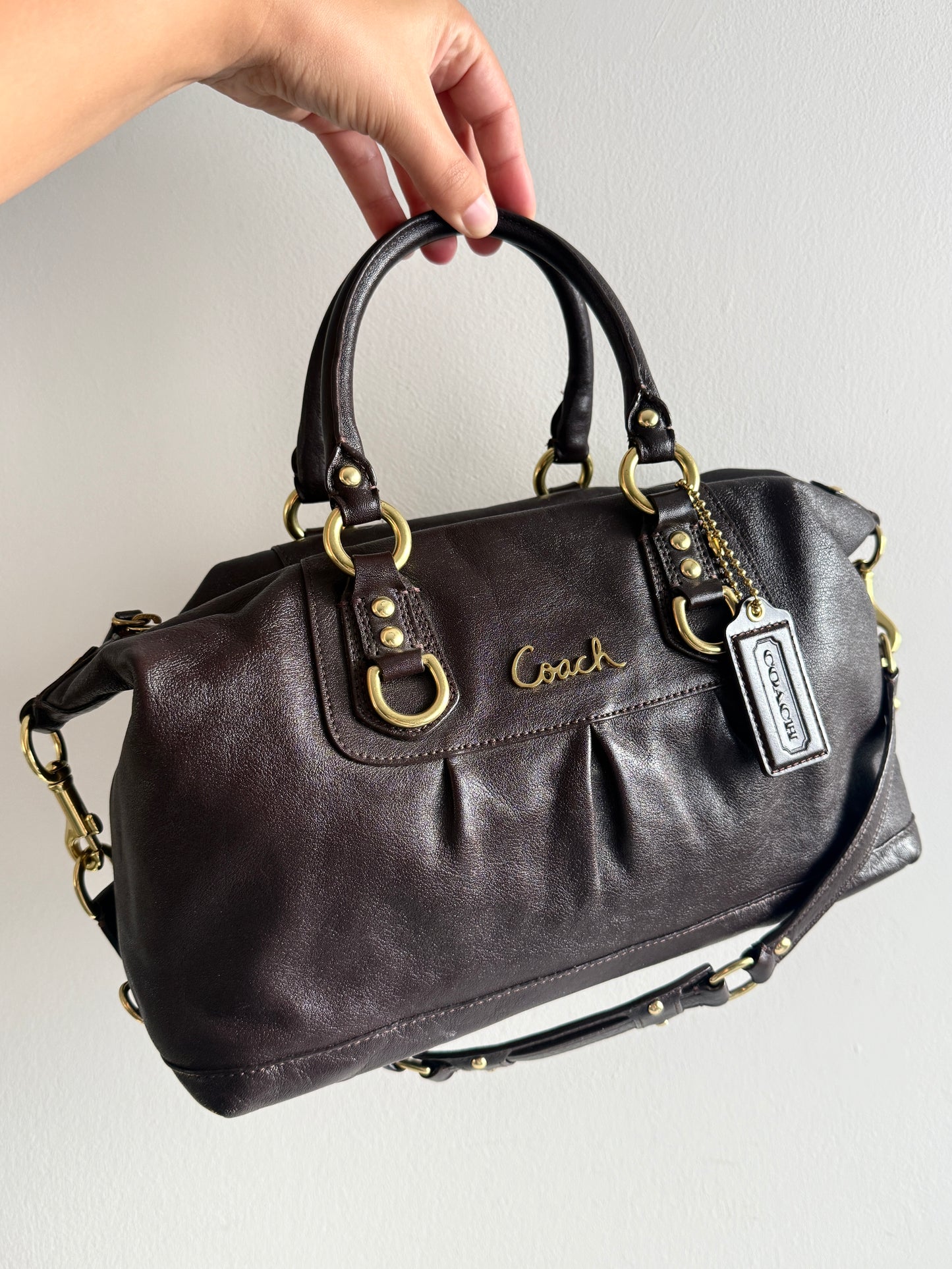 Super Rare Coach Ashley Leather Satchel