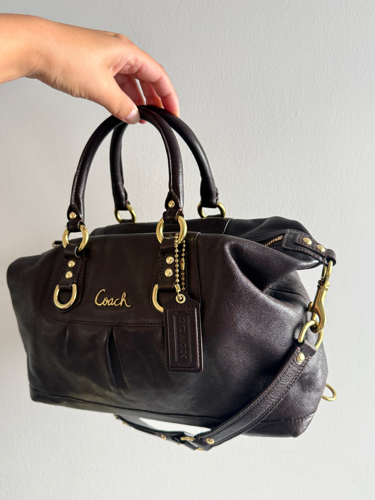 Super Rare Coach Ashley Leather Satchel