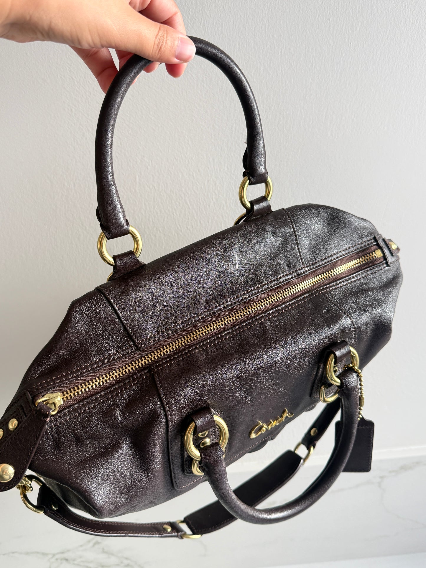 Super Rare Coach Ashley Leather Satchel