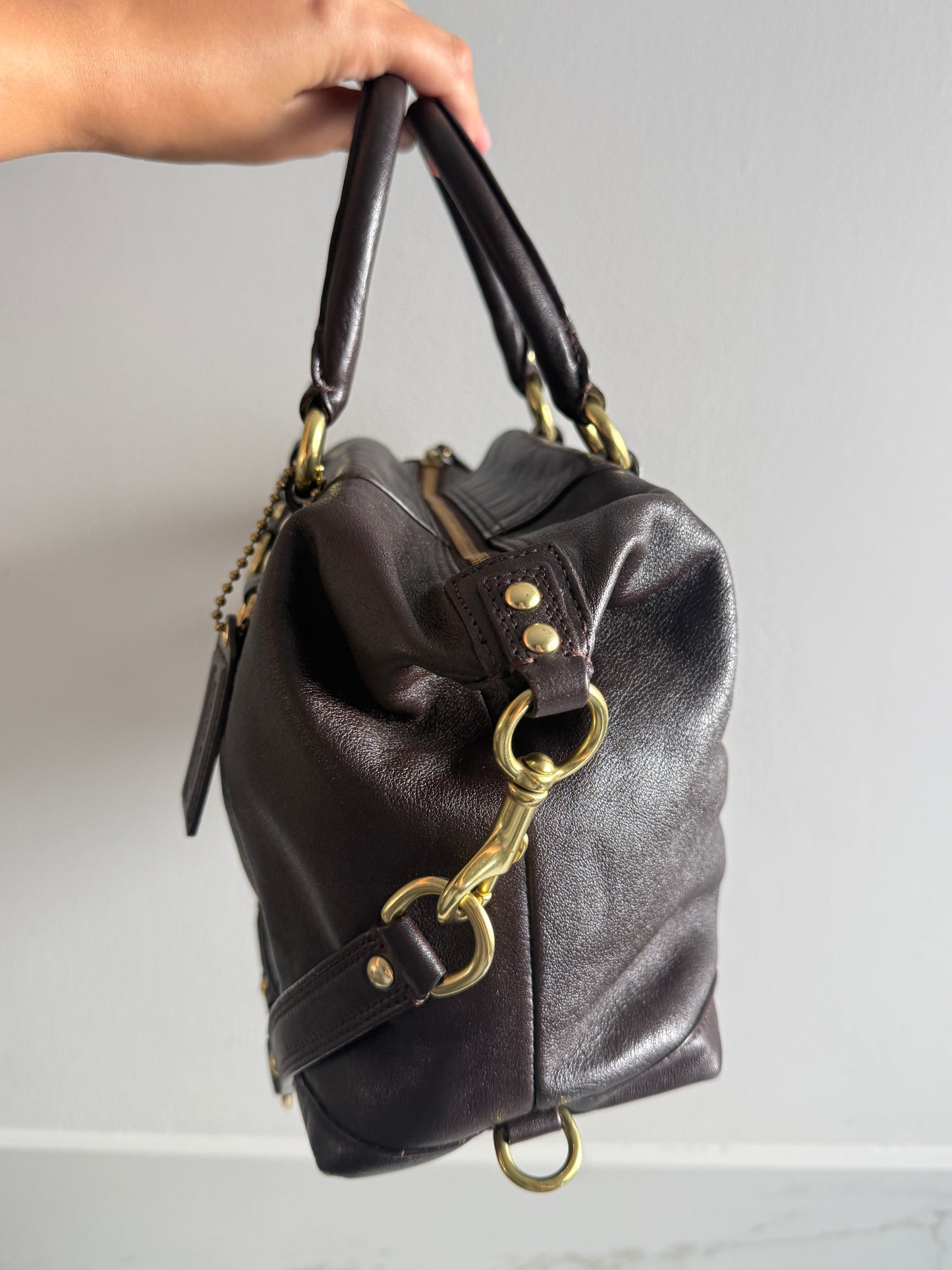Super Rare Coach Ashley Leather Satchel